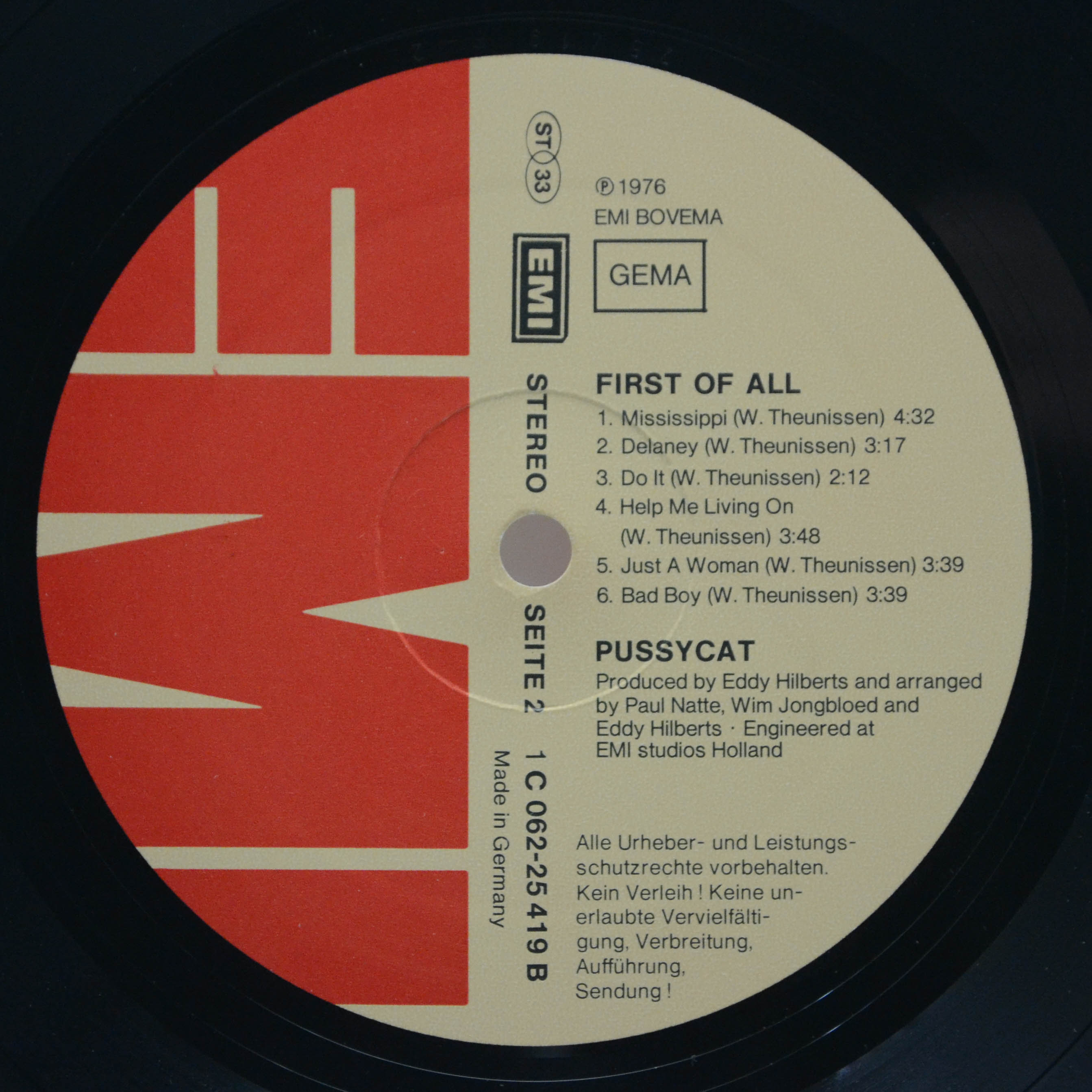 Pussycat — First Of All, 1976