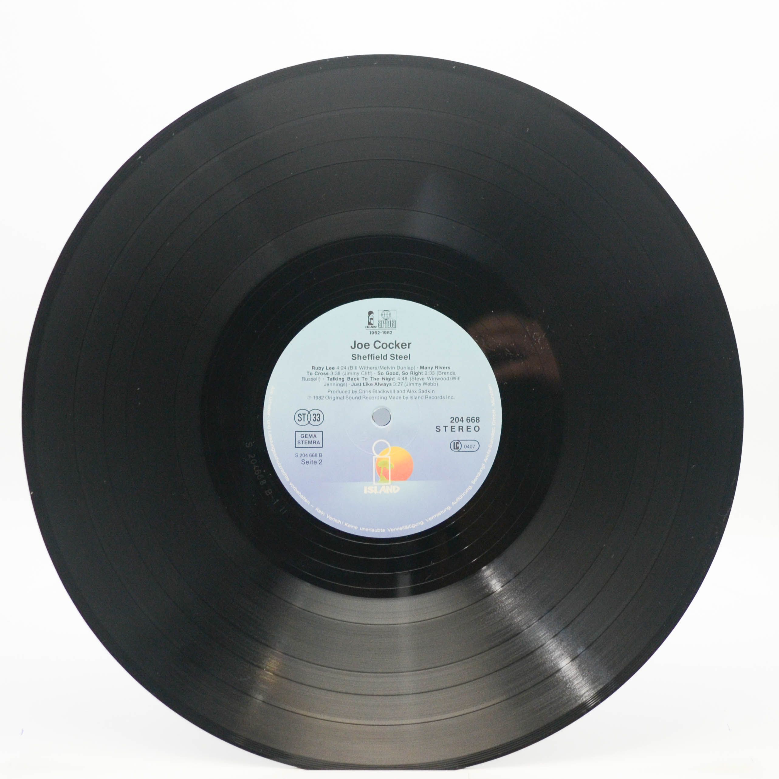 Joe Cocker — Sheffield Steel, 1982