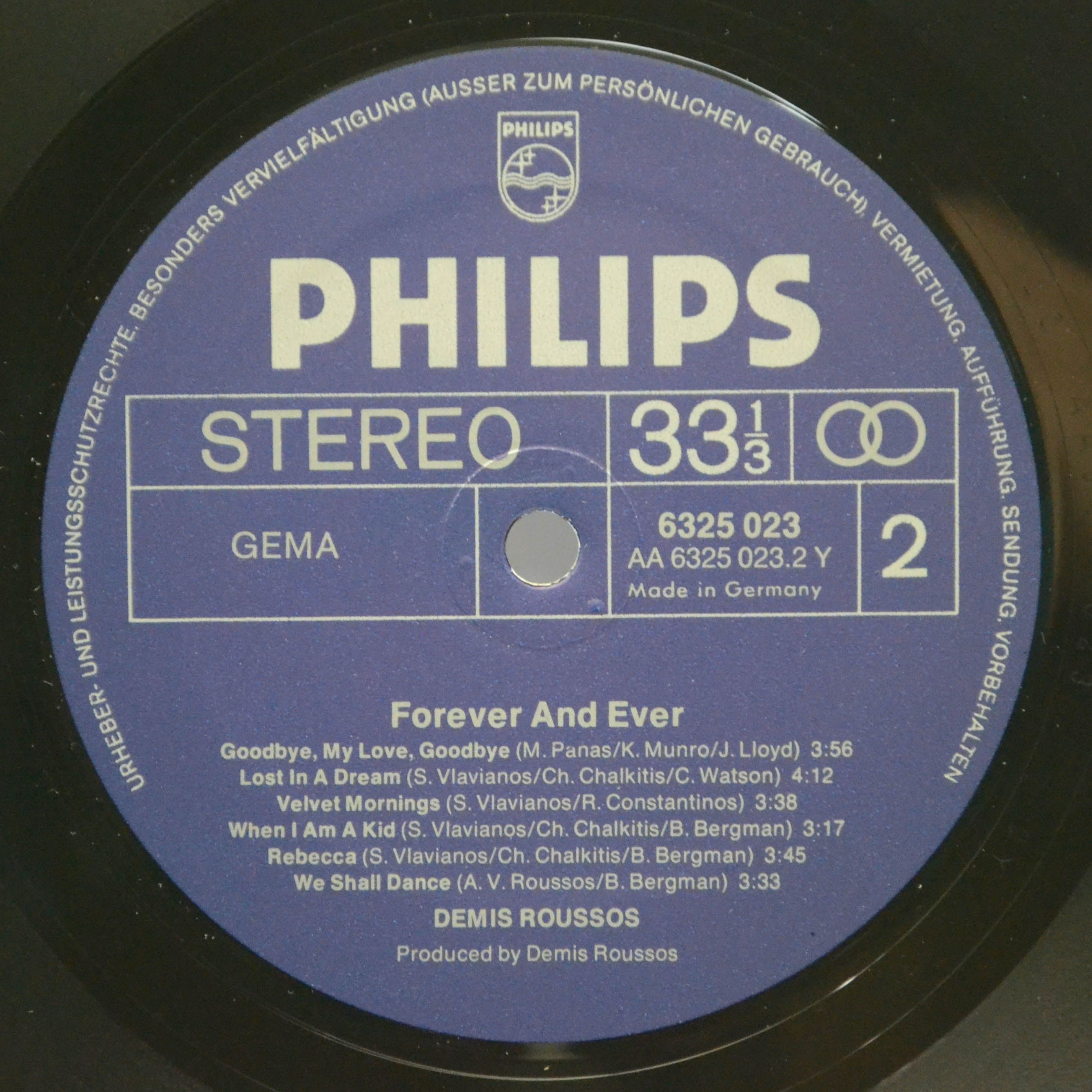 Demis Roussos — Forever And Ever, 1973