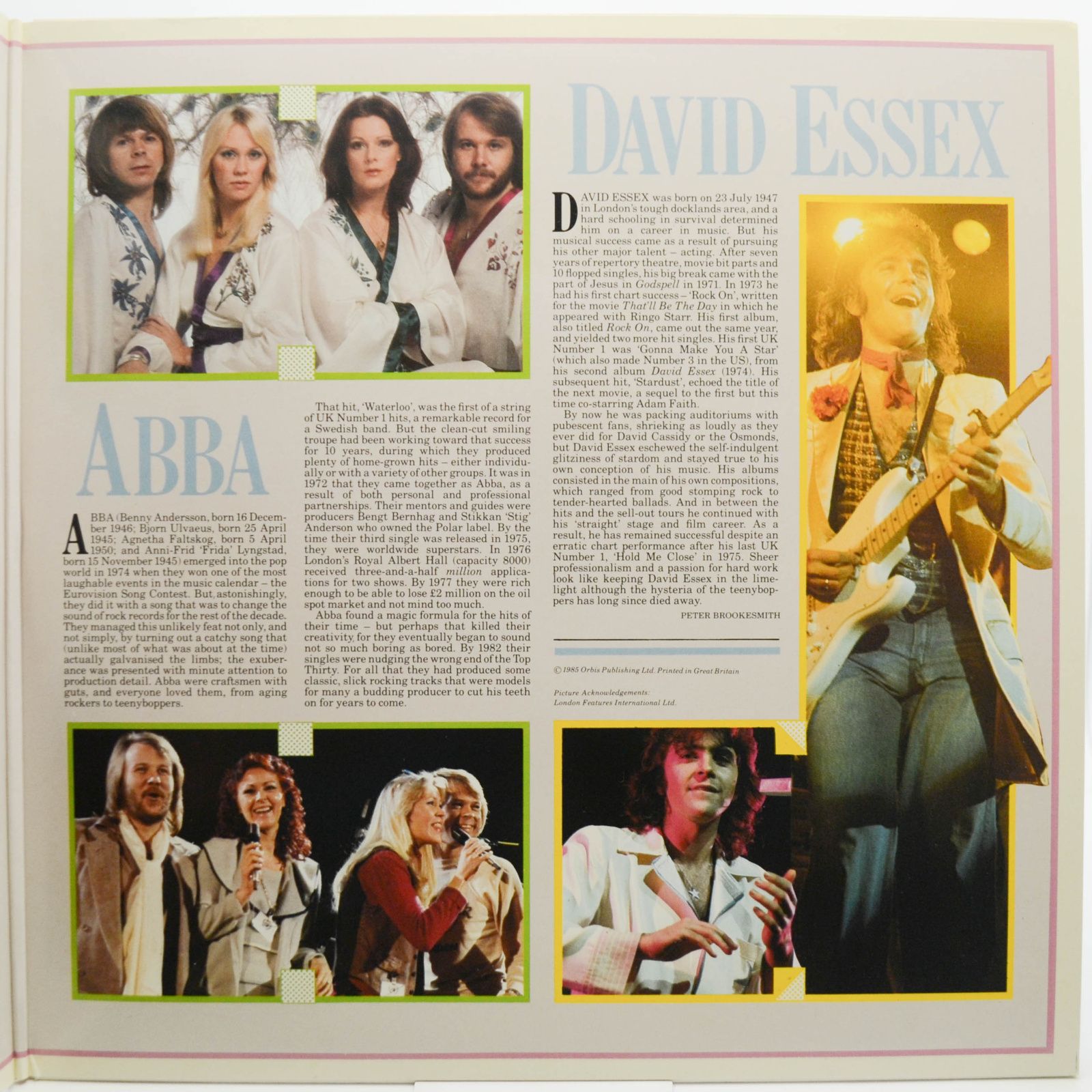 Blondie / ELO / ABBA / David Essex — The History Of Rock (Volume Thirty Three) (2LP, UK), 1985