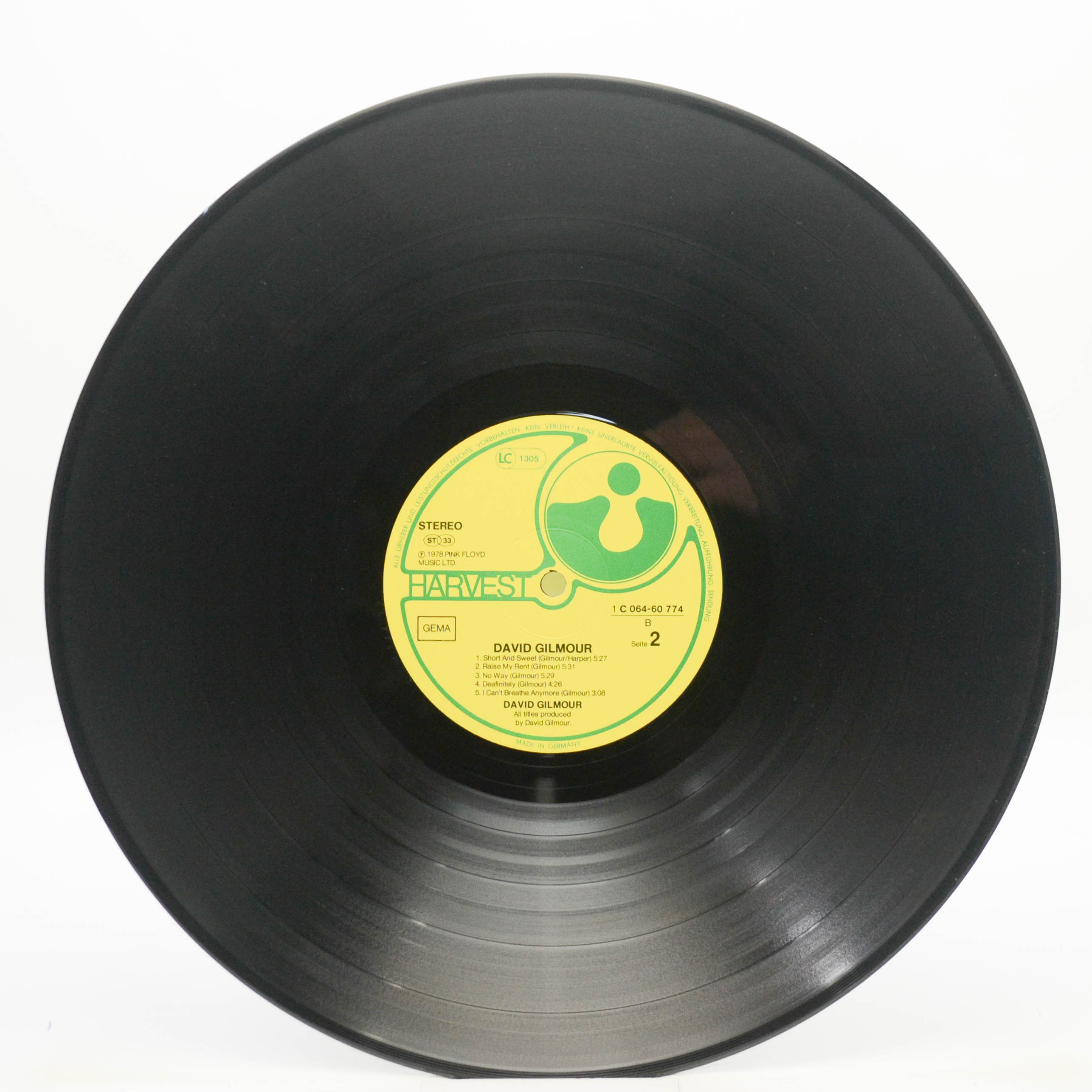 David Gilmour — David Gilmour, 1978
