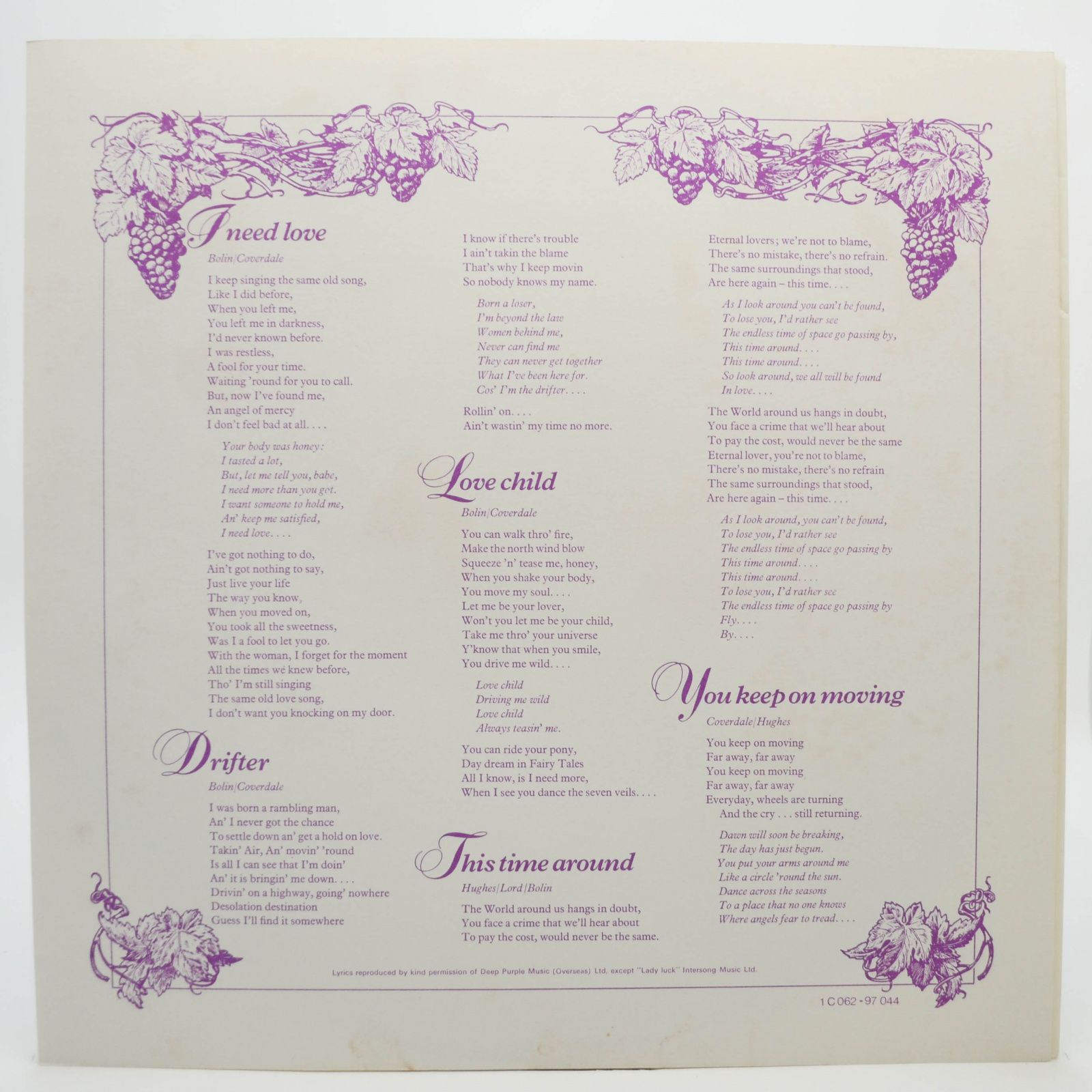 Deep Purple — Come Taste The Band (USA), 1975