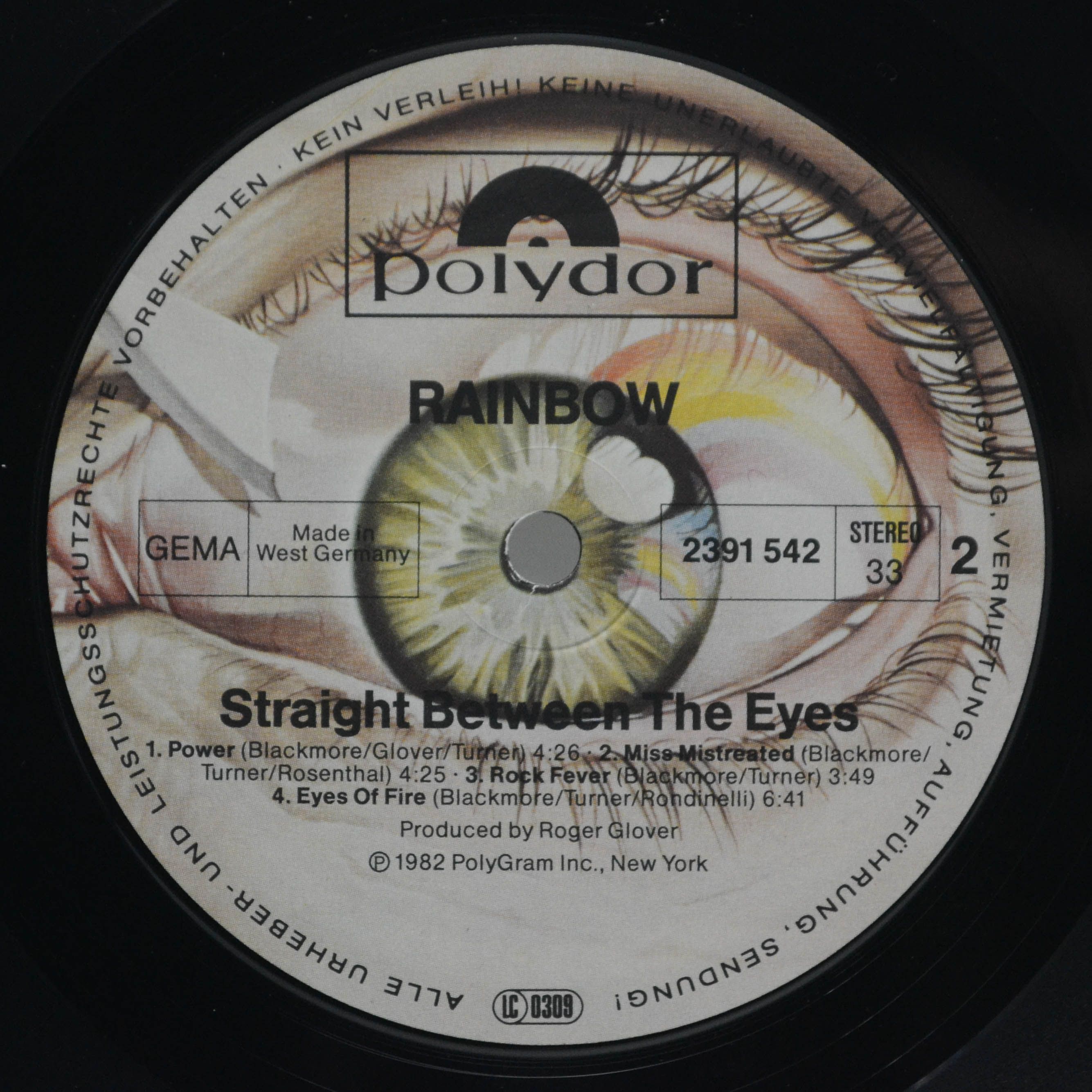 Rainbow — Straight Between The Eyes, 1982