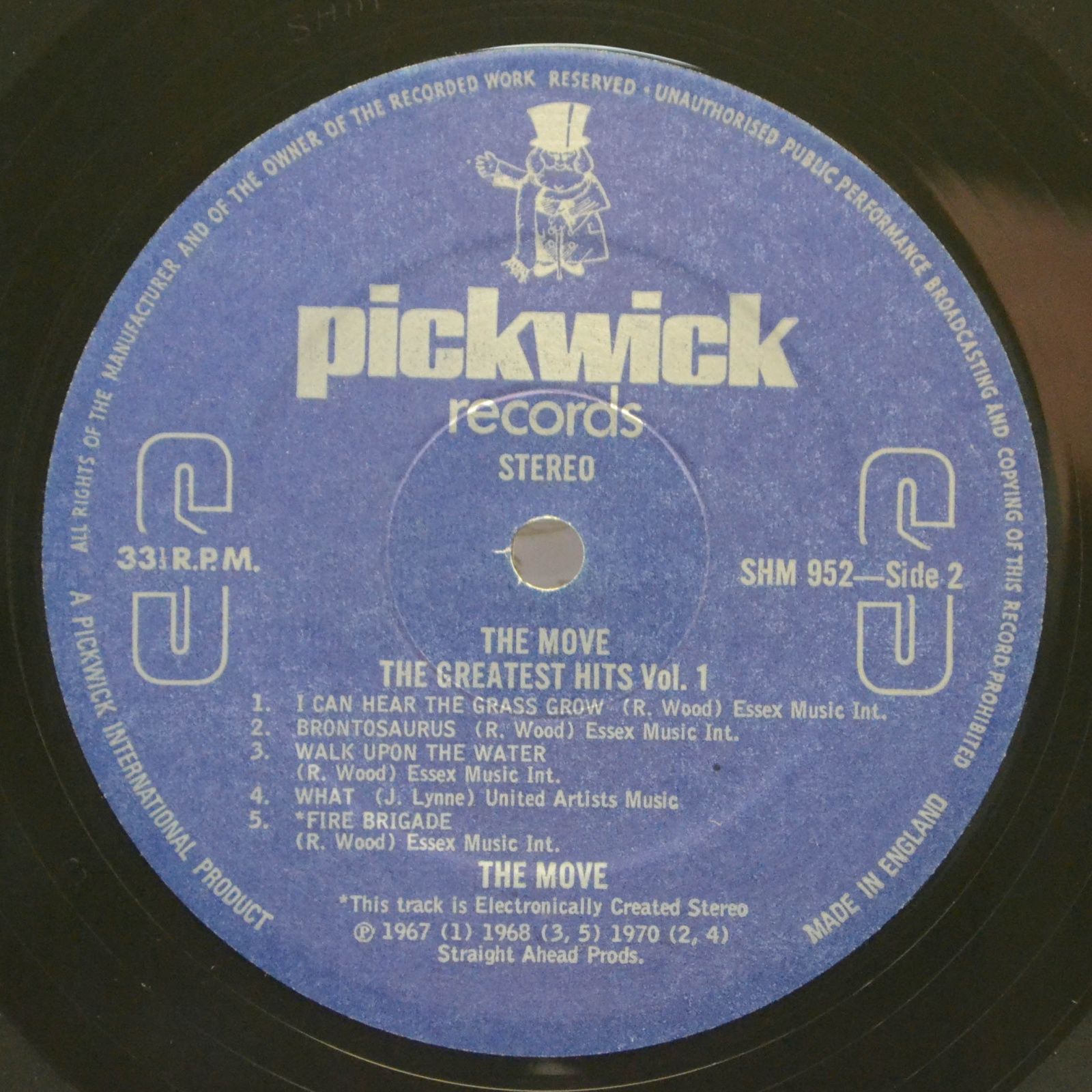 Move — The Greatest Hits Vol. 1 (UK), 1978