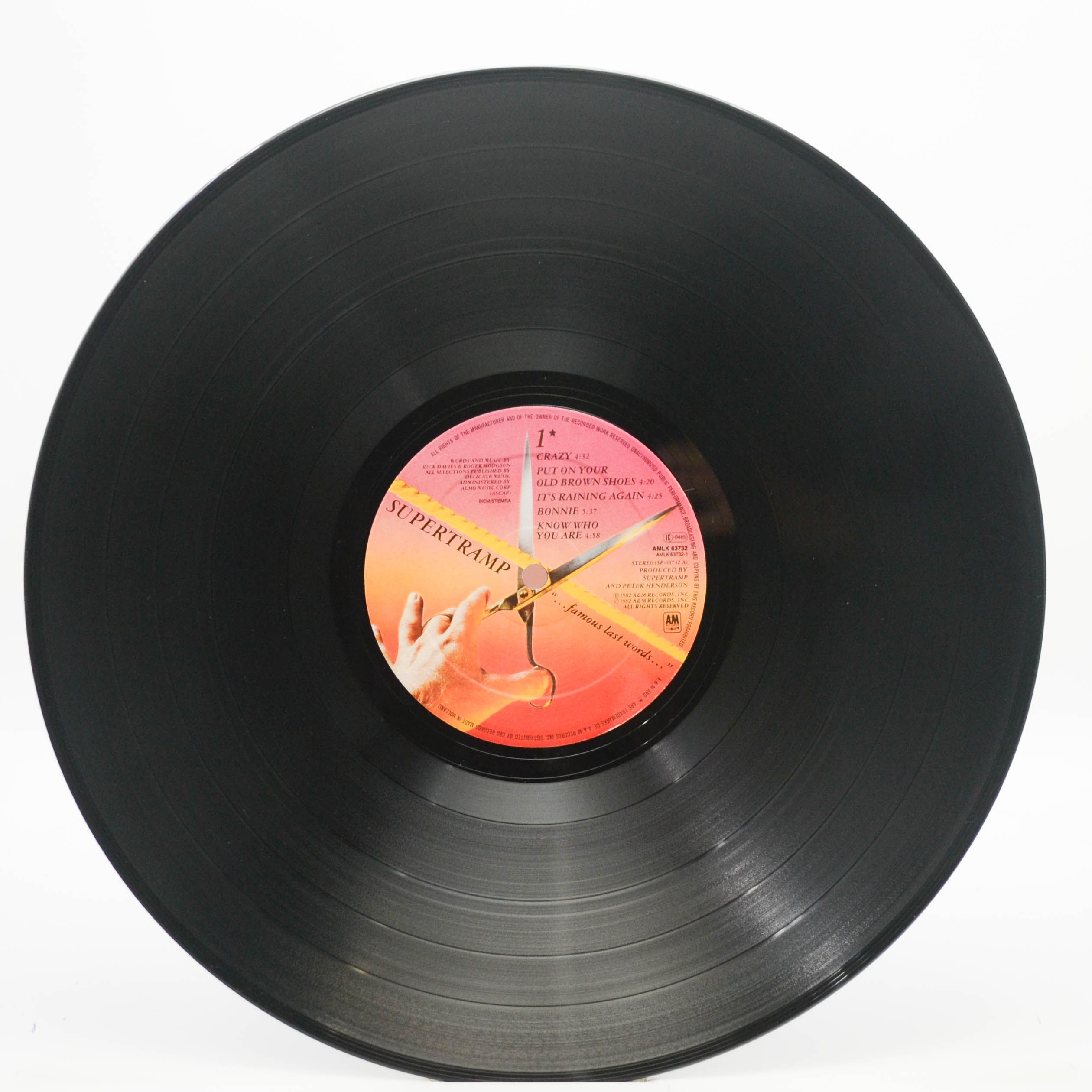 Supertramp — "...Famous Last Words...", 1982