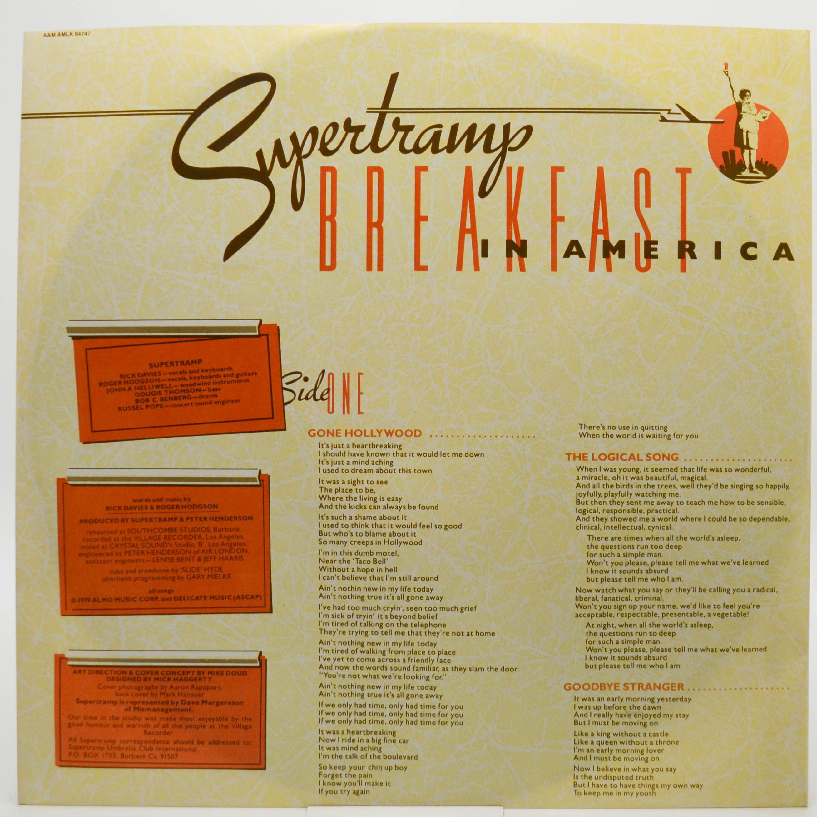 Supertramp — Breakfast In America, 1979