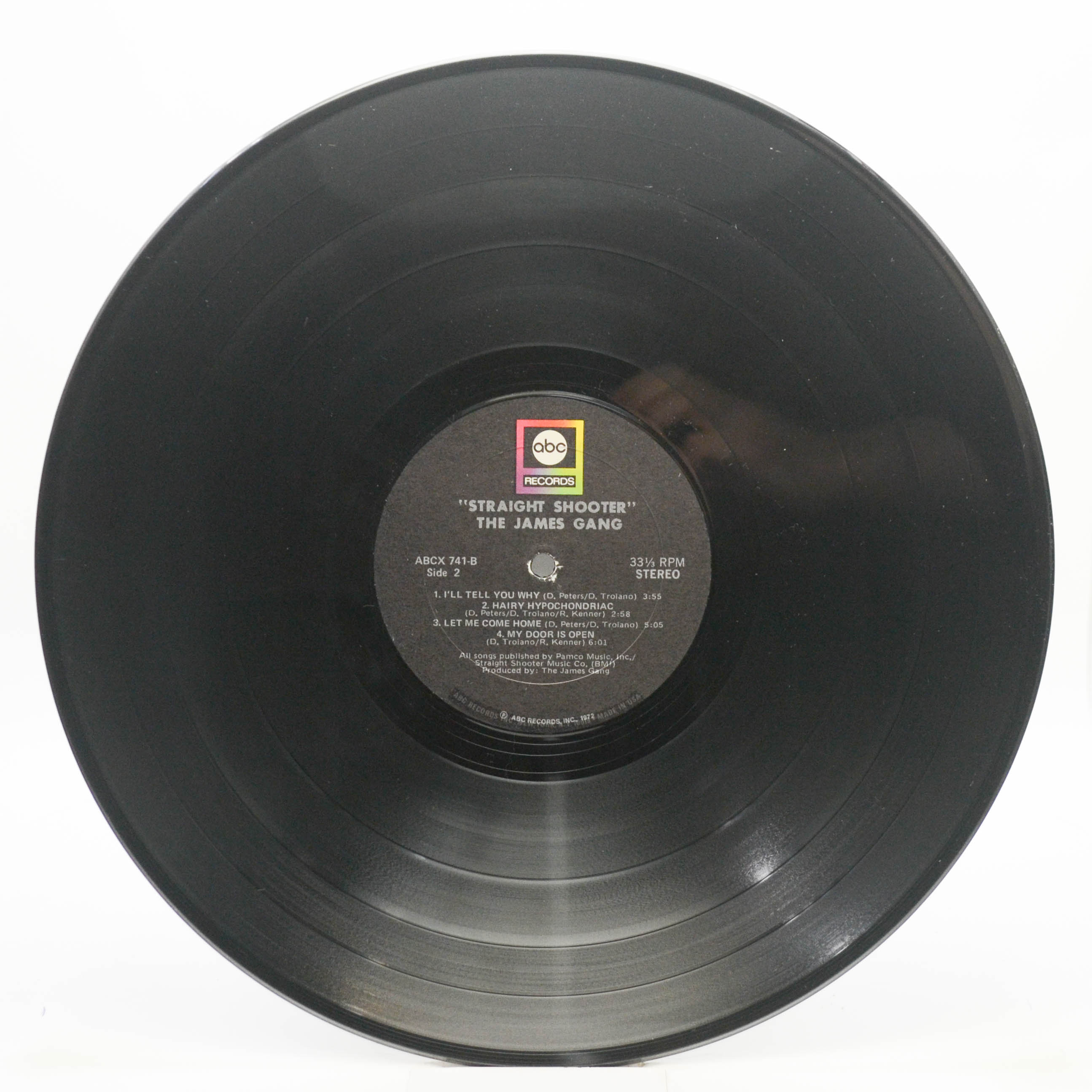 Виниловая пластинка James Gang — Straight Shooter (1-st, USA), 1972