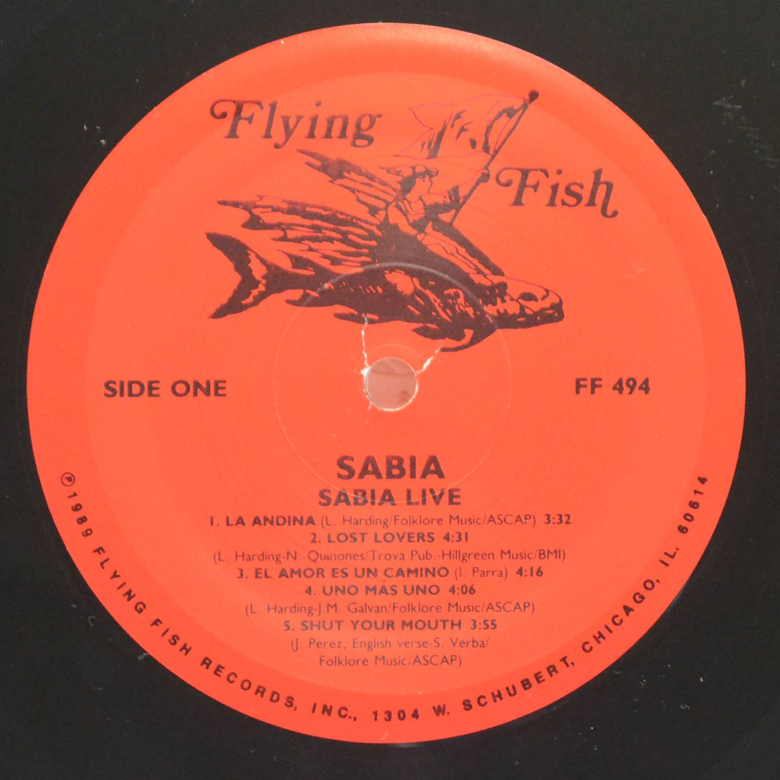 Sabia — 10th Anniversary Concert, 1989