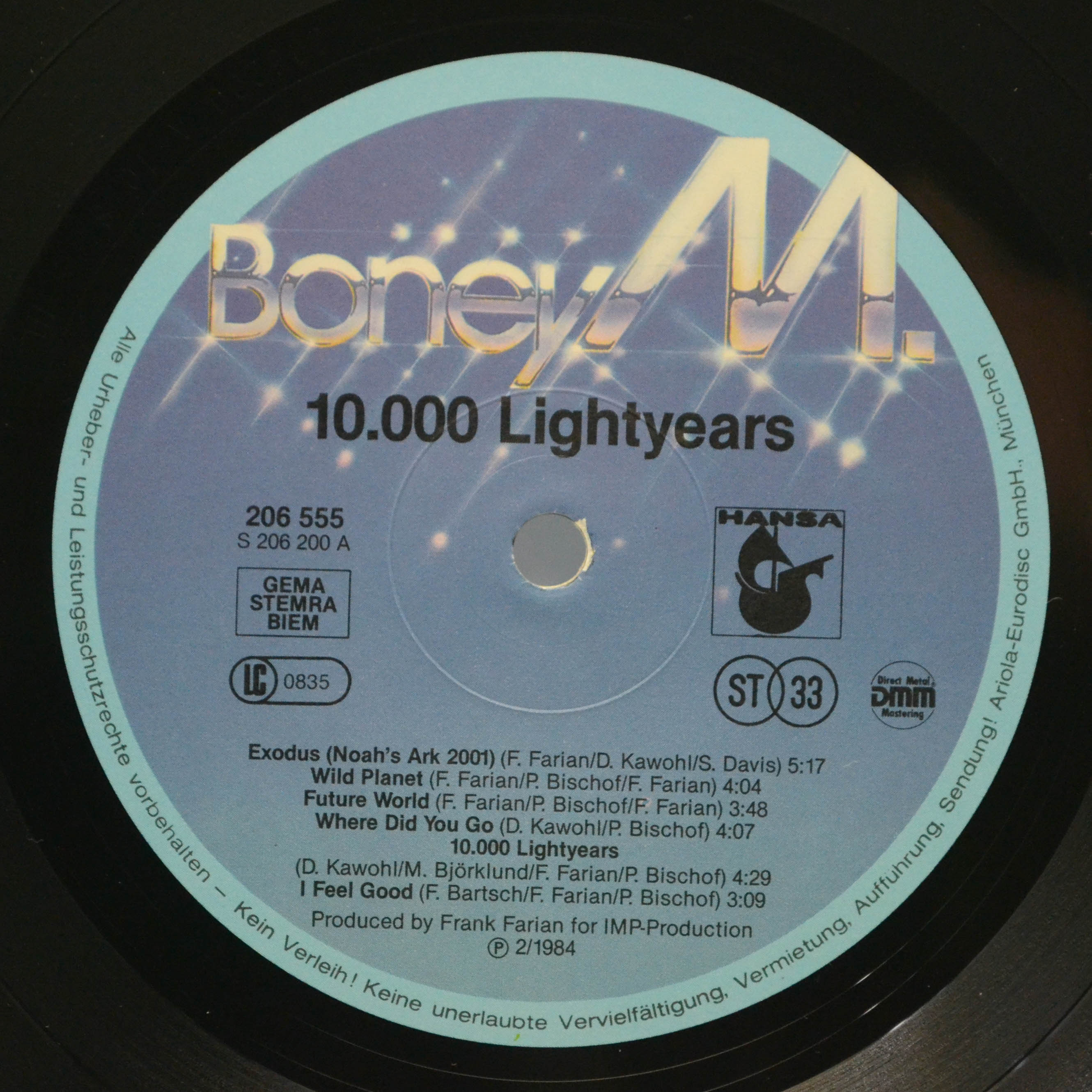 Boney M. — Ten Thousand Lightyears, 1984