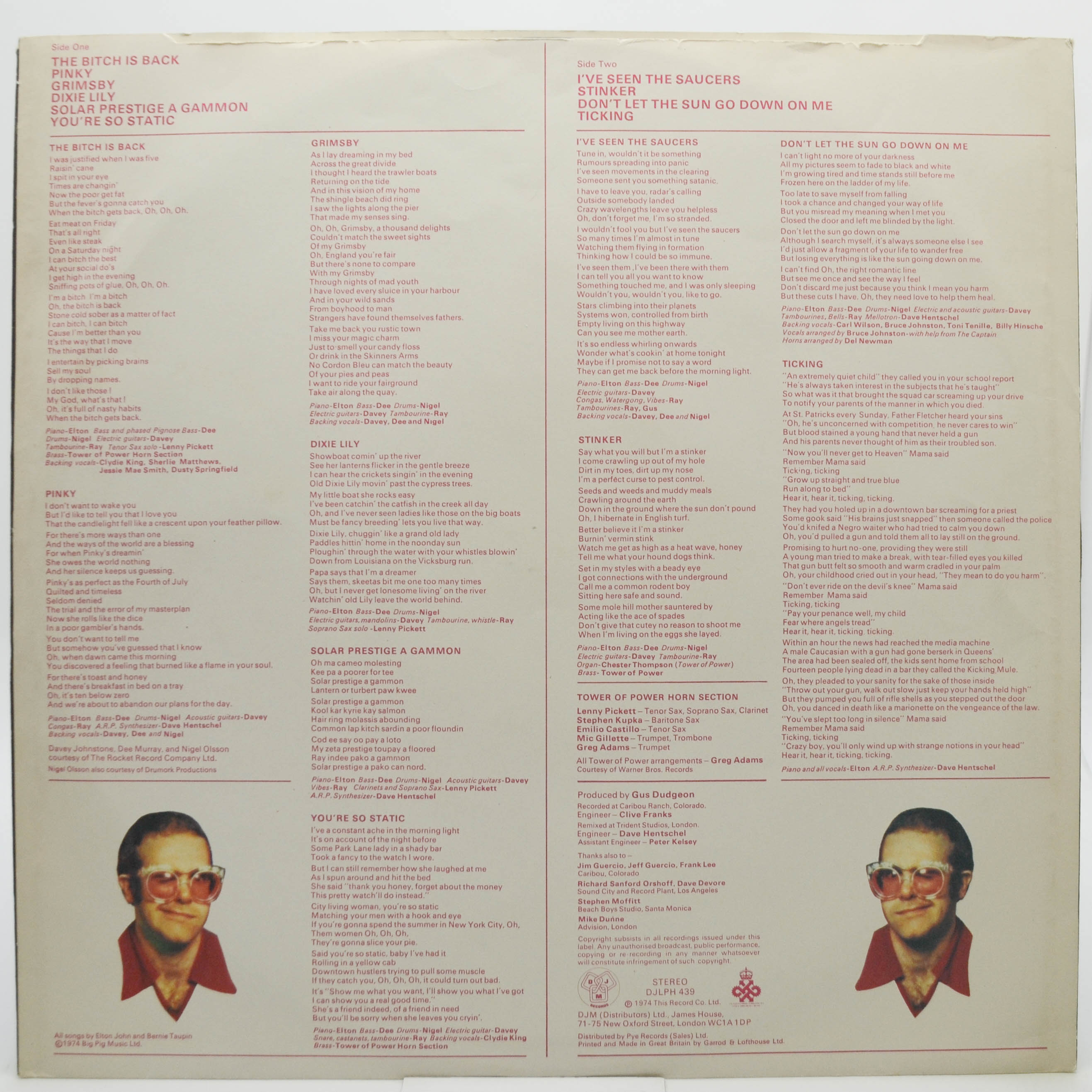 Elton John — Caribou, 1974