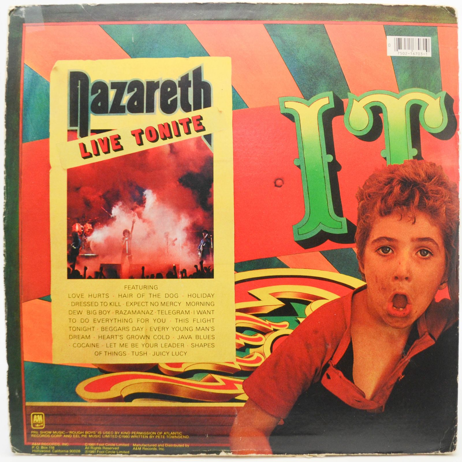 Nazareth — Snaz (2LP, USA, poster), 1981