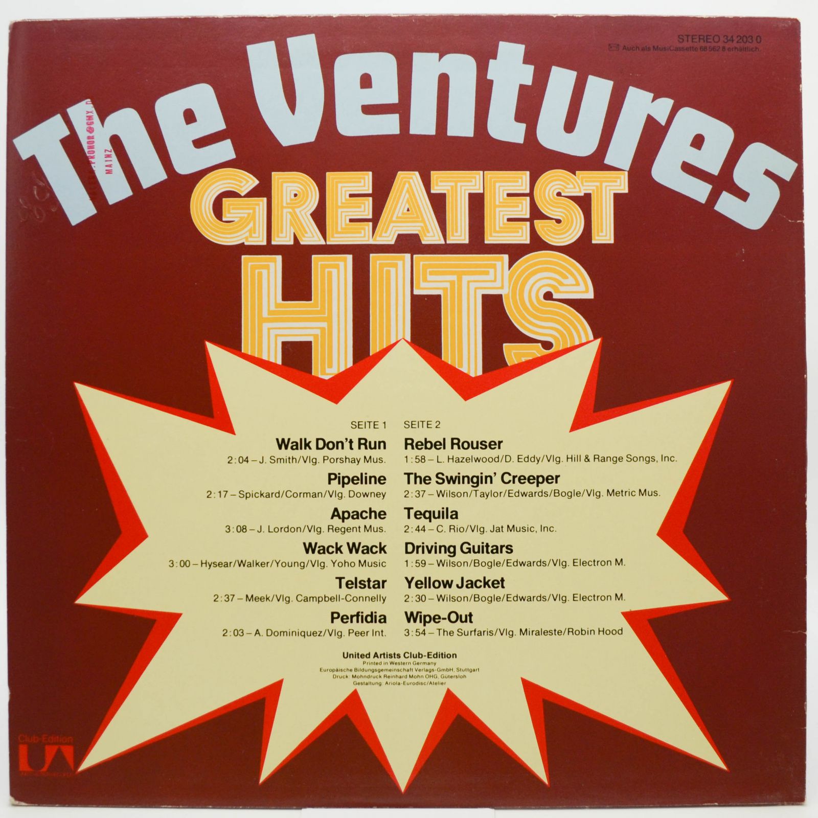 Ventures — Greatest Hits, 1978