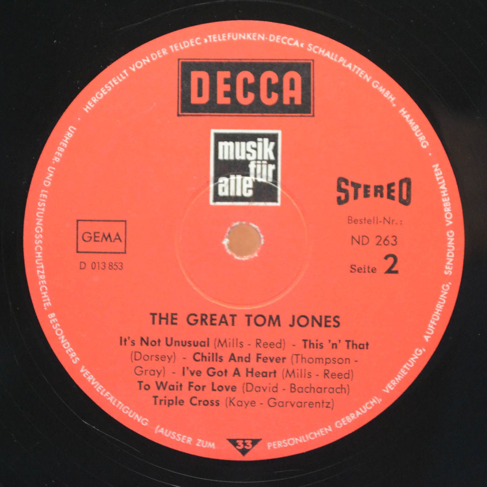 Tom Jones — The Great Tom Jones, 1968