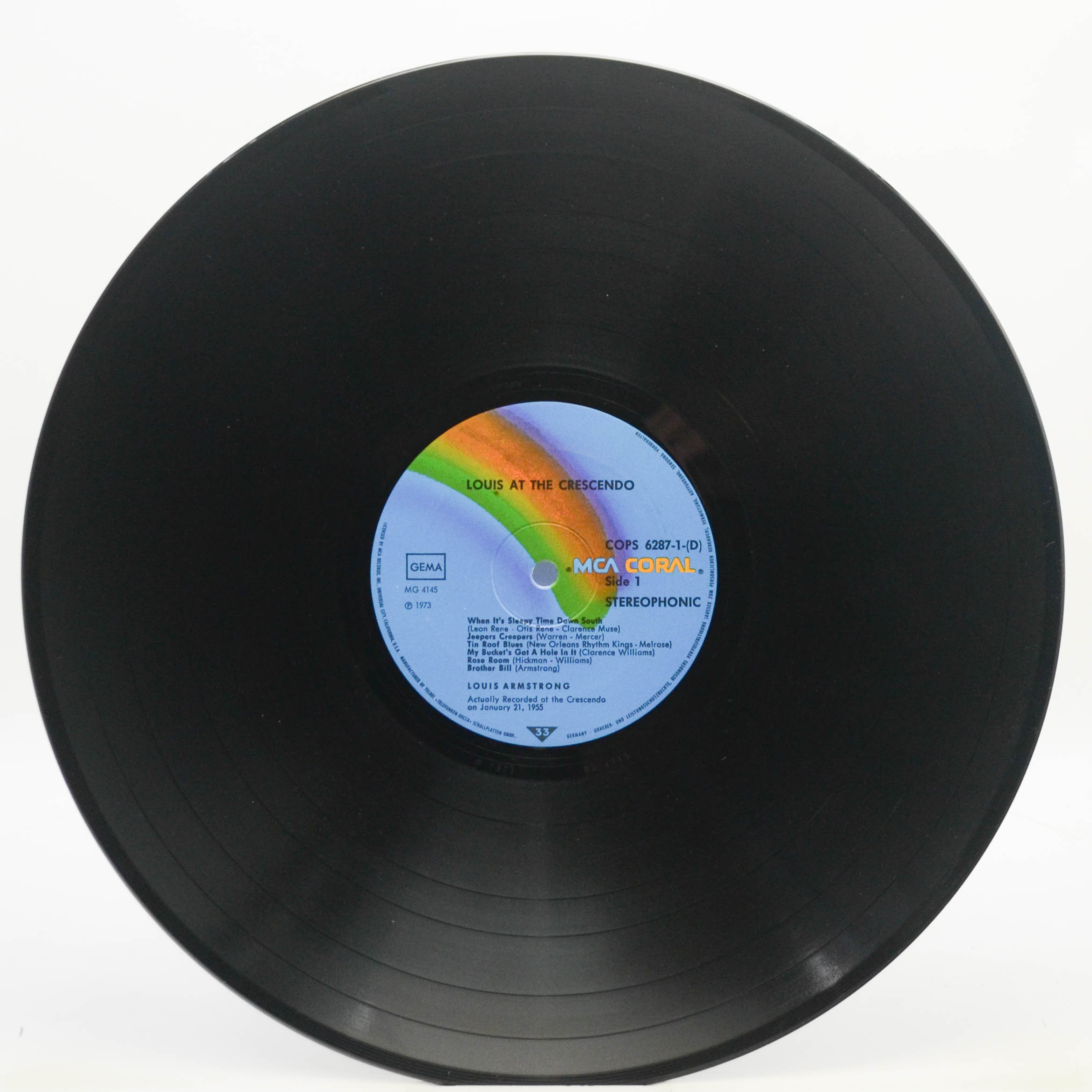 Виниловая пластинка Louis Armstrong — Louis At The Crescendo (2LP), 1975