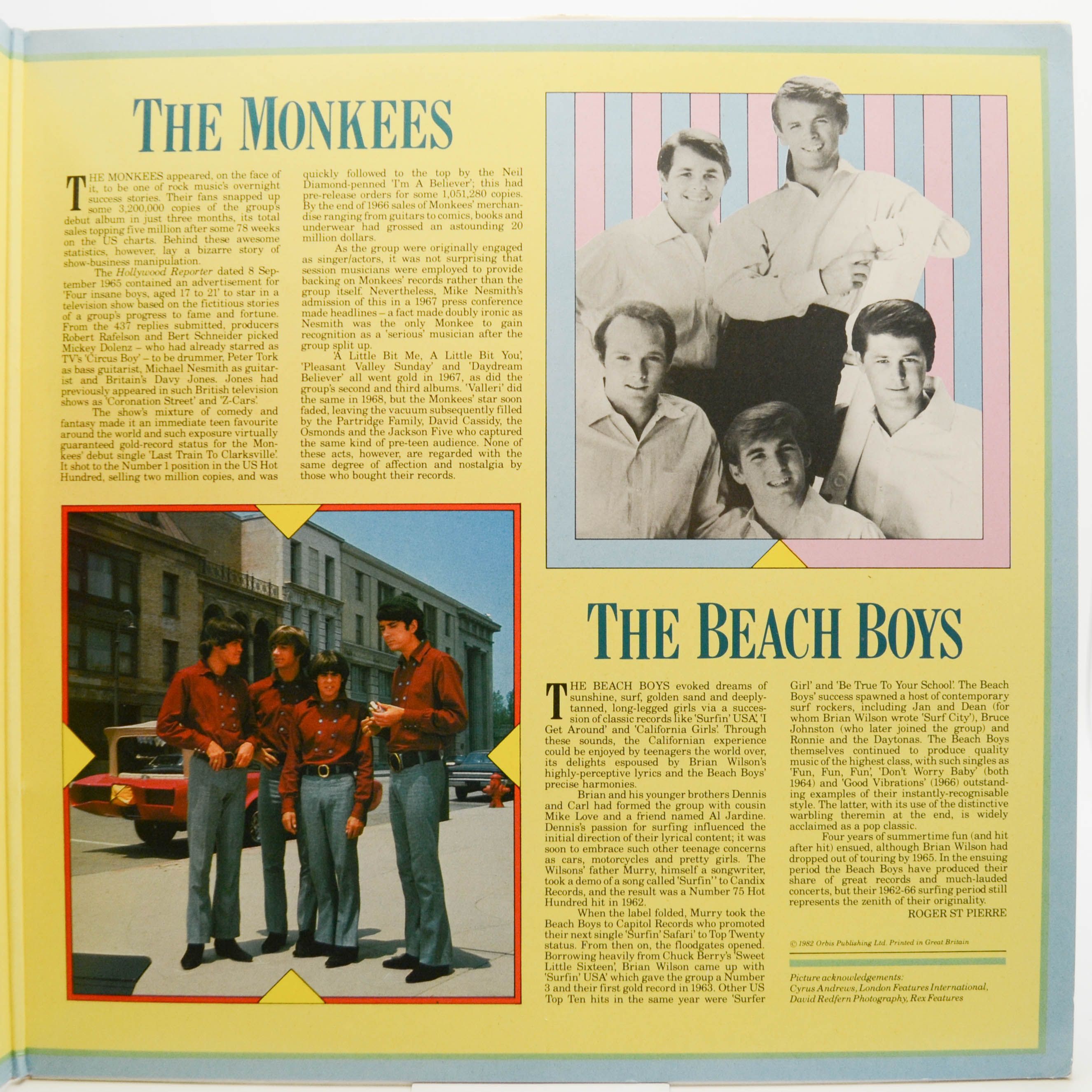 Ike & Tina Turner / James Brown / The Monkees / The Beach Boys — The History Of Rock (Volume Nine) (2LP, UK), 1982