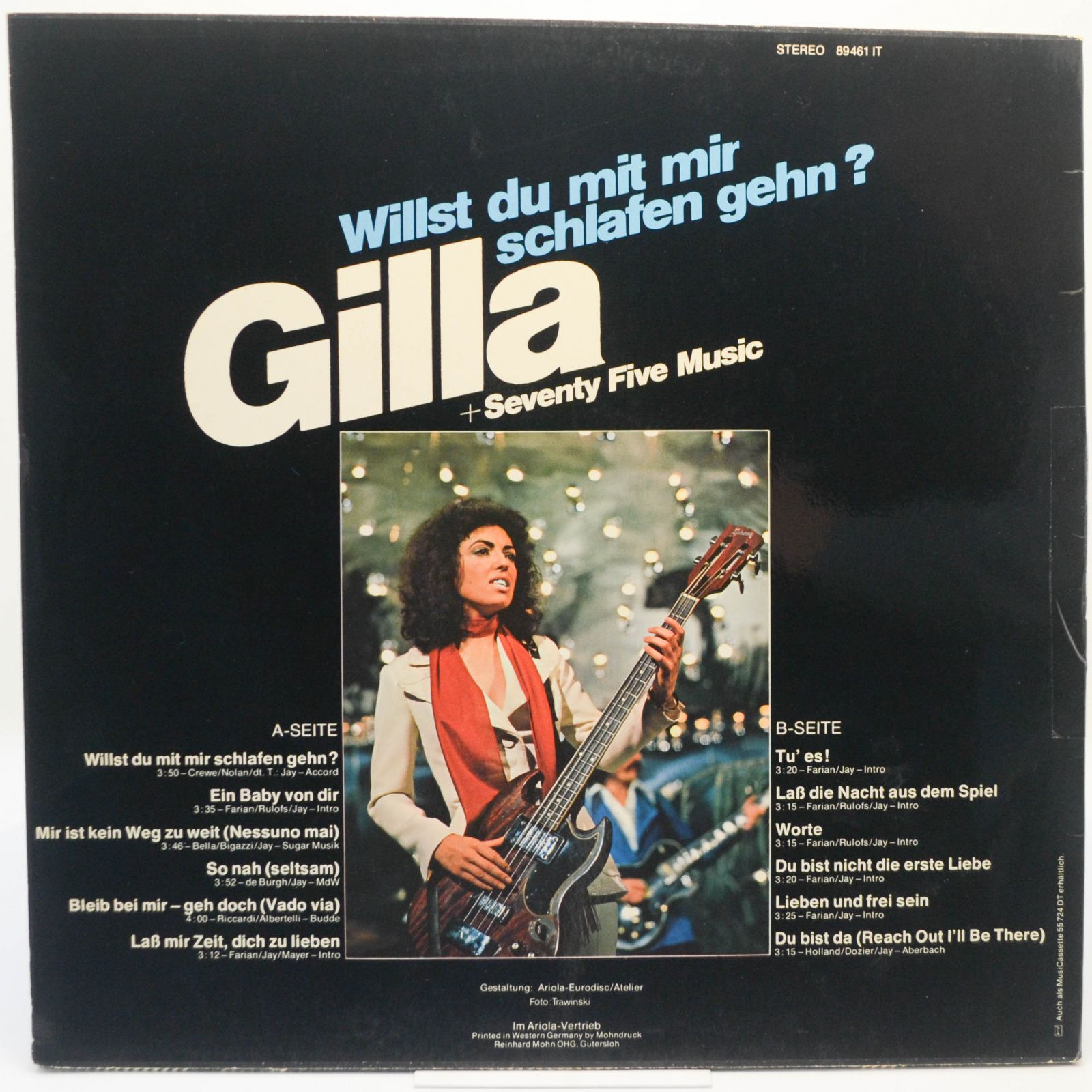 Gilla + Seventy Five Music — Willst Du Mit Mir Schlafen Gehn?, 1975