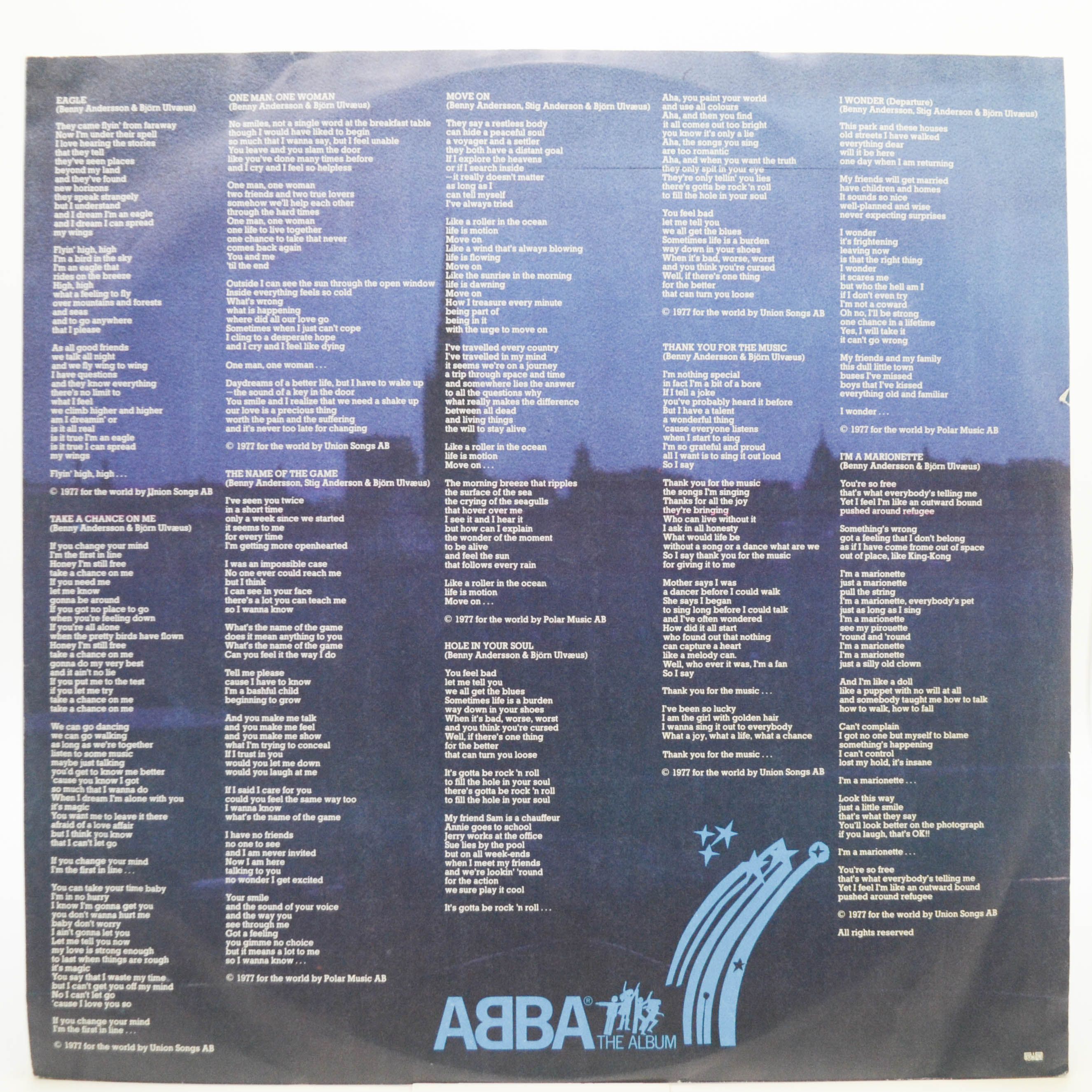 ABBA — The Album (1-st, Sweden), 1977