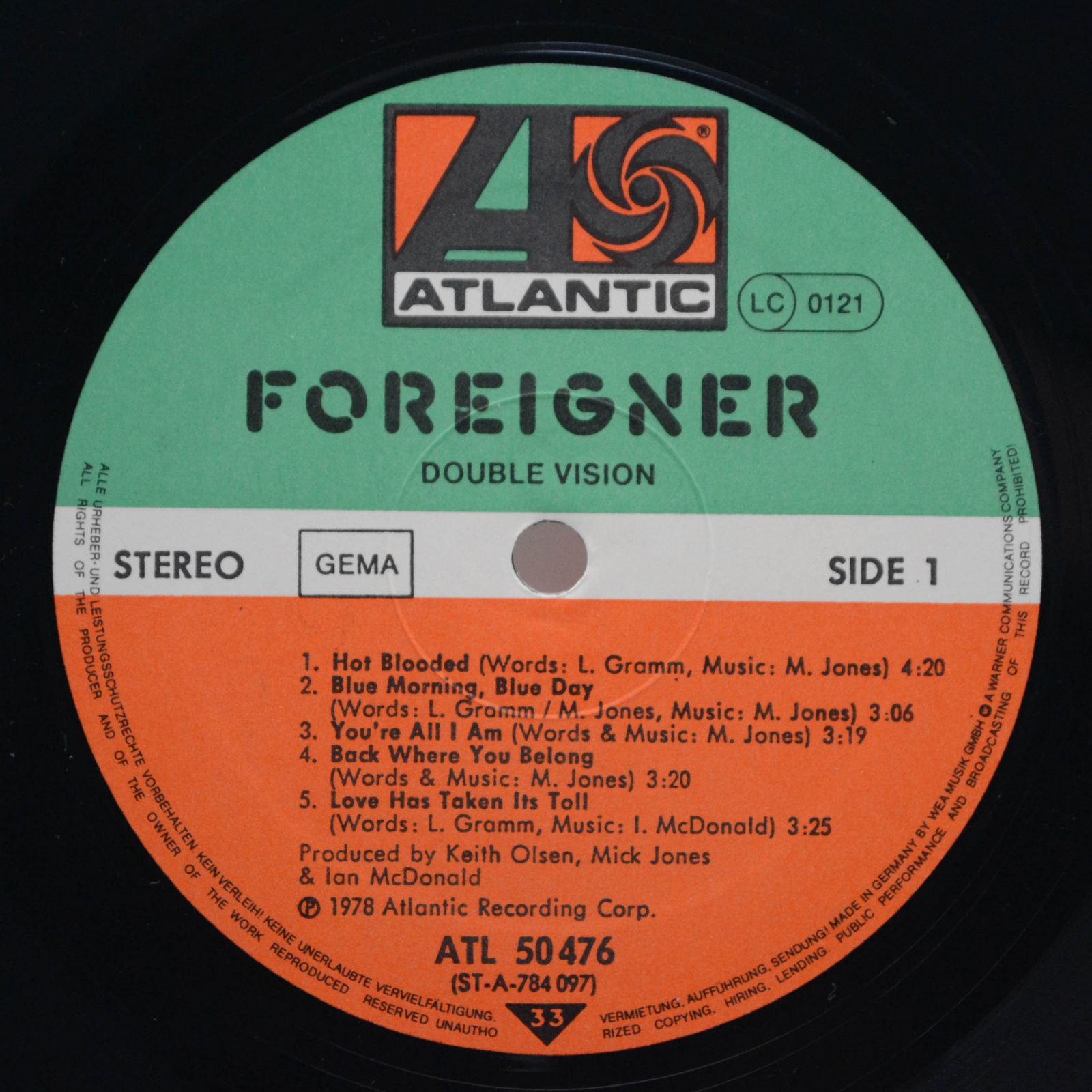 Foreigner — Double Vision, 1978