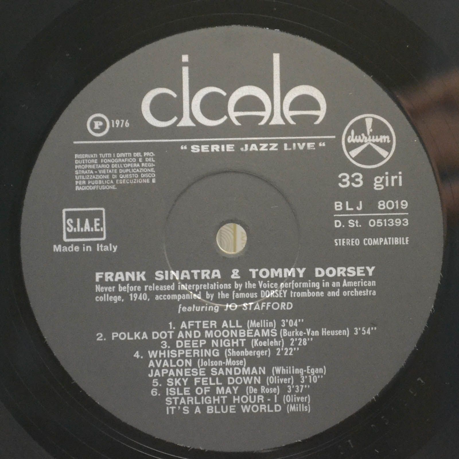 Frank Sinatra & Tommy Dorsey — Frank Sinatra & Tommy Dorsey, 1976