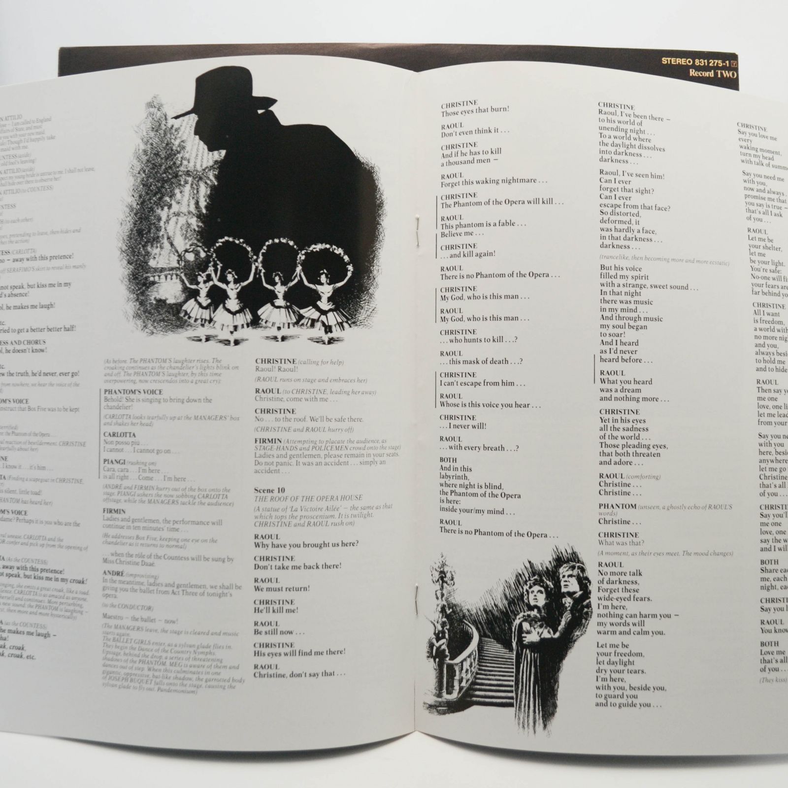 Andrew Lloyd Webber — The Phantom Of The Opera (Только LP2, booklet), 1987