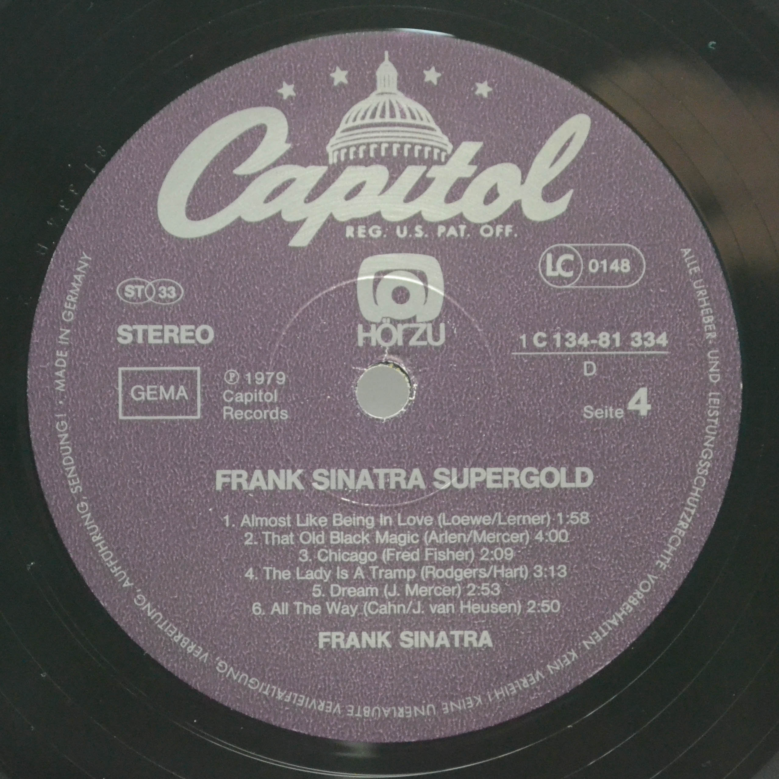 Frank Sinatra — Supergold (2LP), 1979