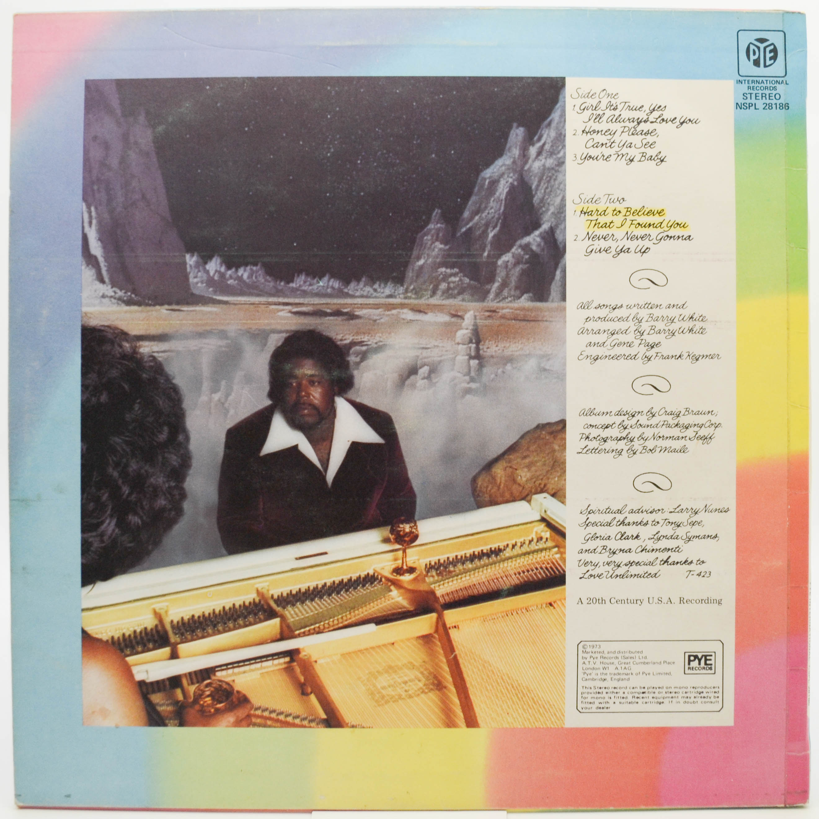 Barry White — Stone Gon' (UK), 1973