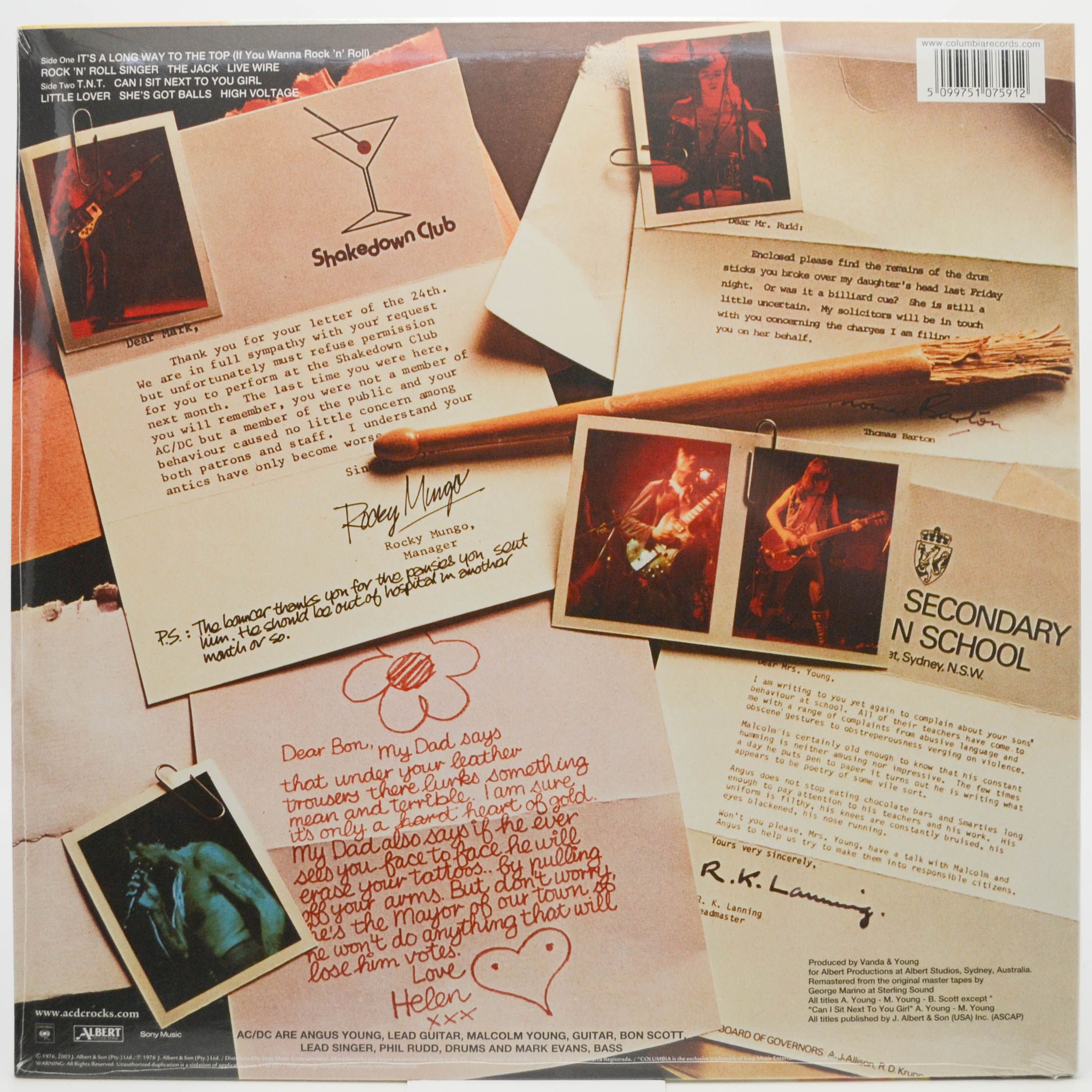 AC/DC — High Voltage, 1976