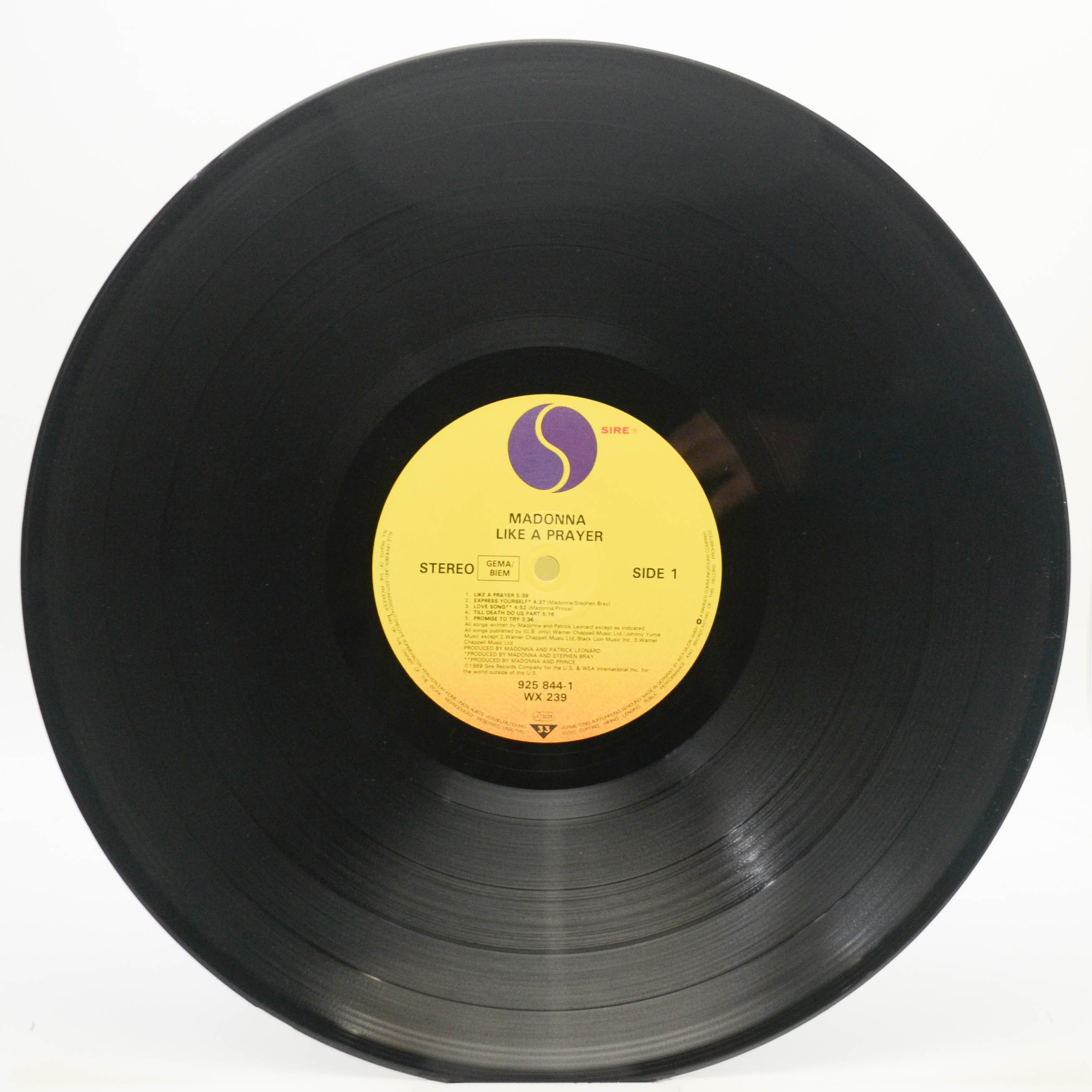 Madonna — Like A Prayer, 1989