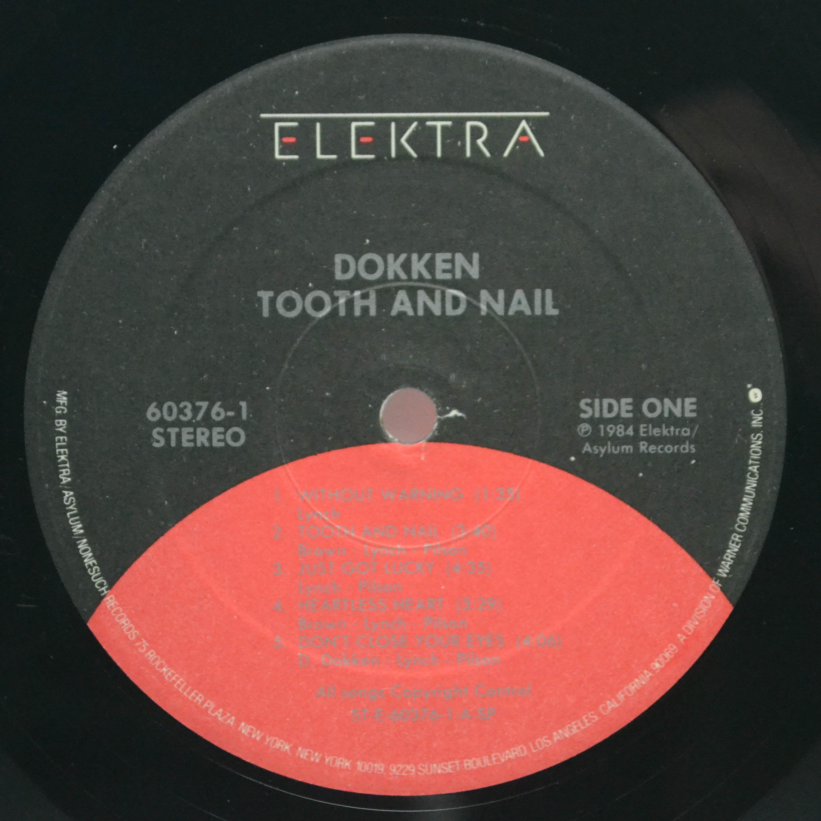Dokken — Tooth And Nail (1-st, USA), 1984