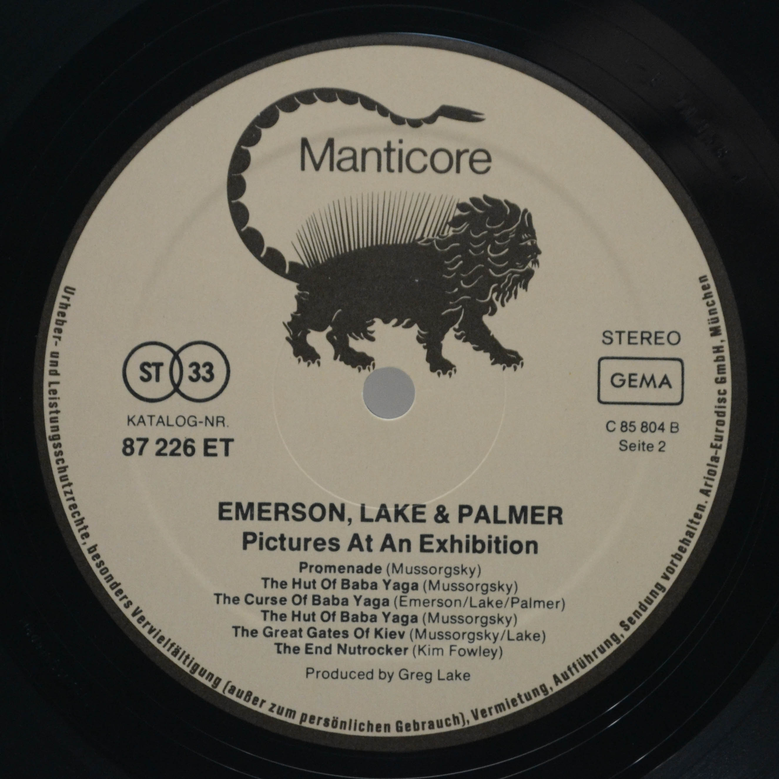 Emerson, Lake & Palmer — Pictures At An Exhibition, 1971