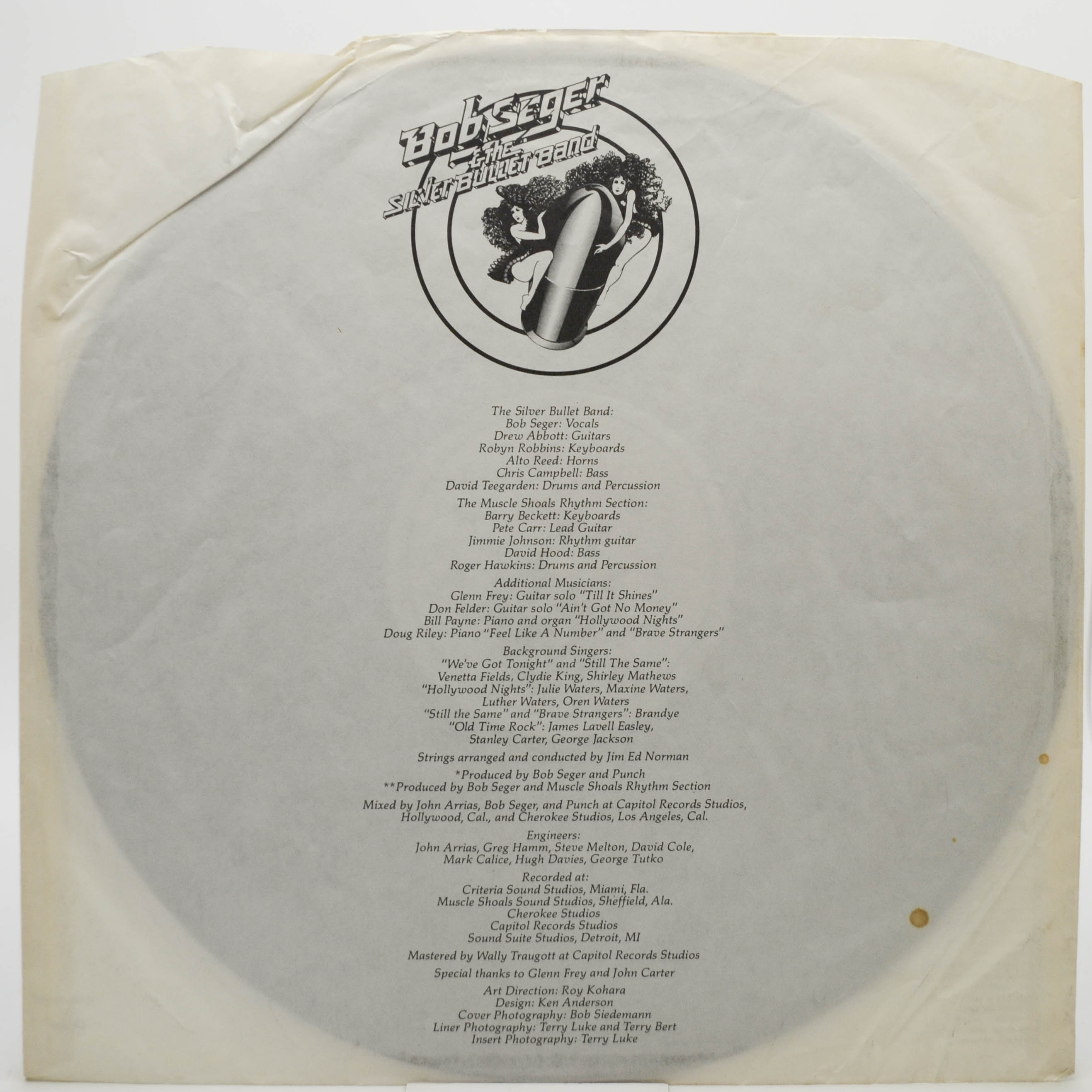 Bob Seger & The Silver Bullet Band — Stranger In Town, 1978