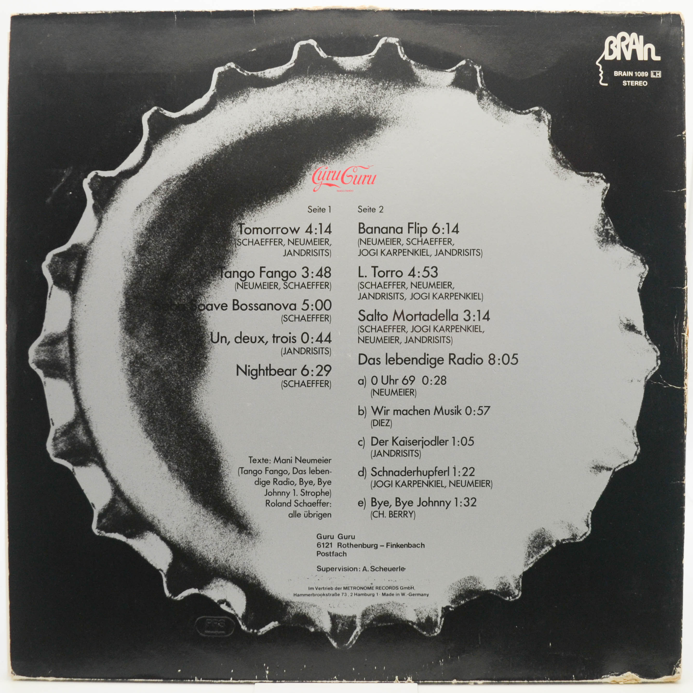 Guru Guru — Tango Fango, 1976