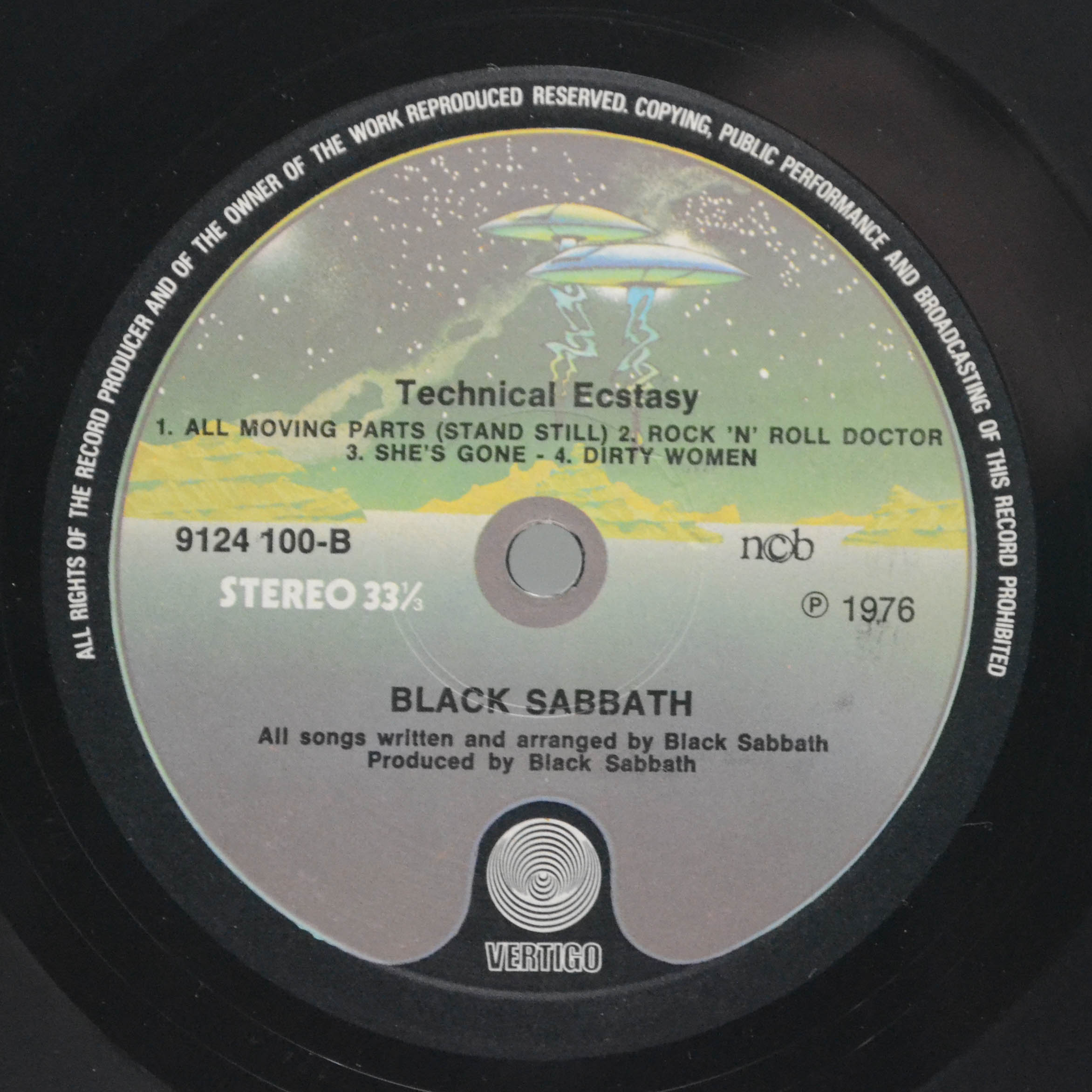 Виниловая пластинка Black Sabbath — Technical Ecstasy, 1976