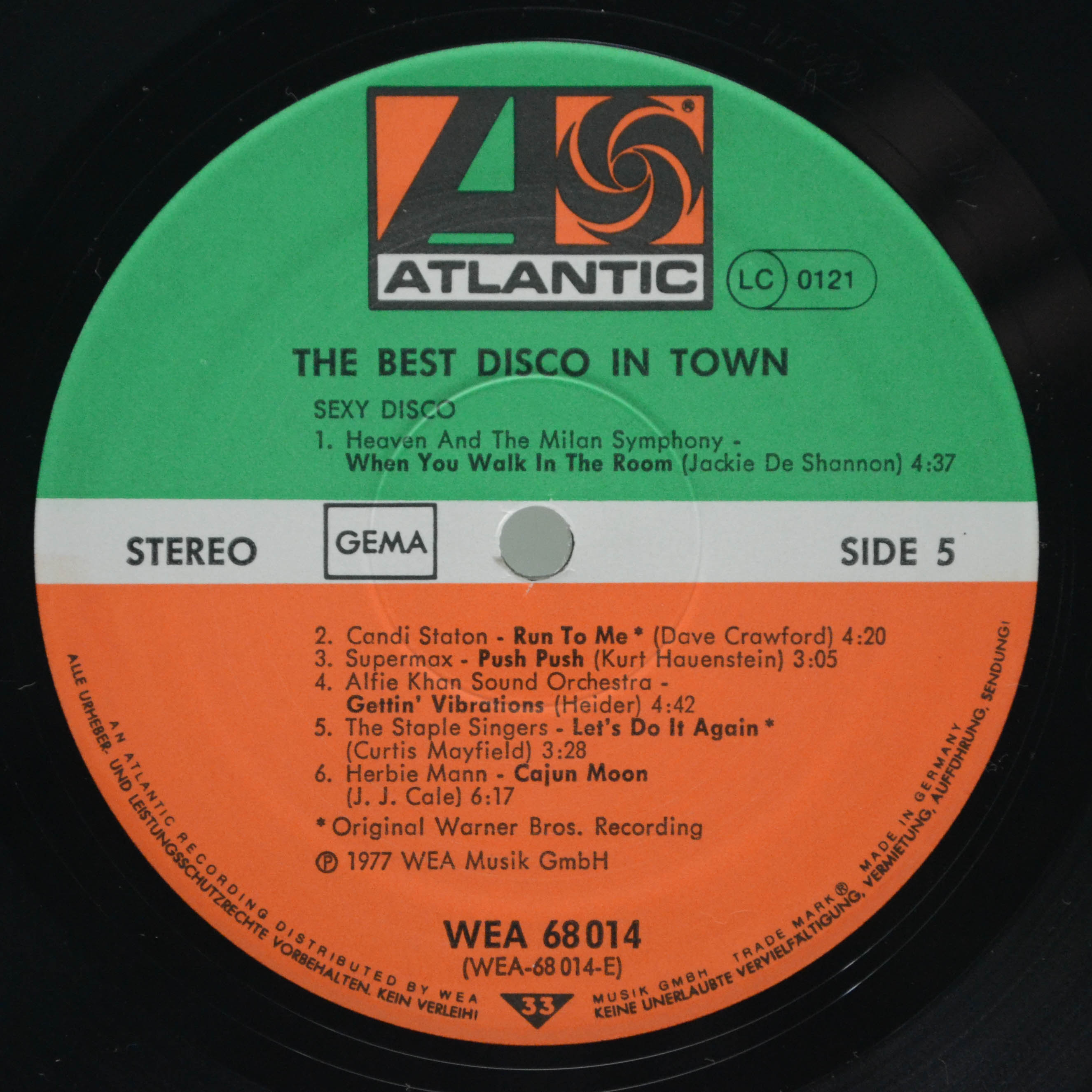Various — The Best Disco In Town (3LP), 1977