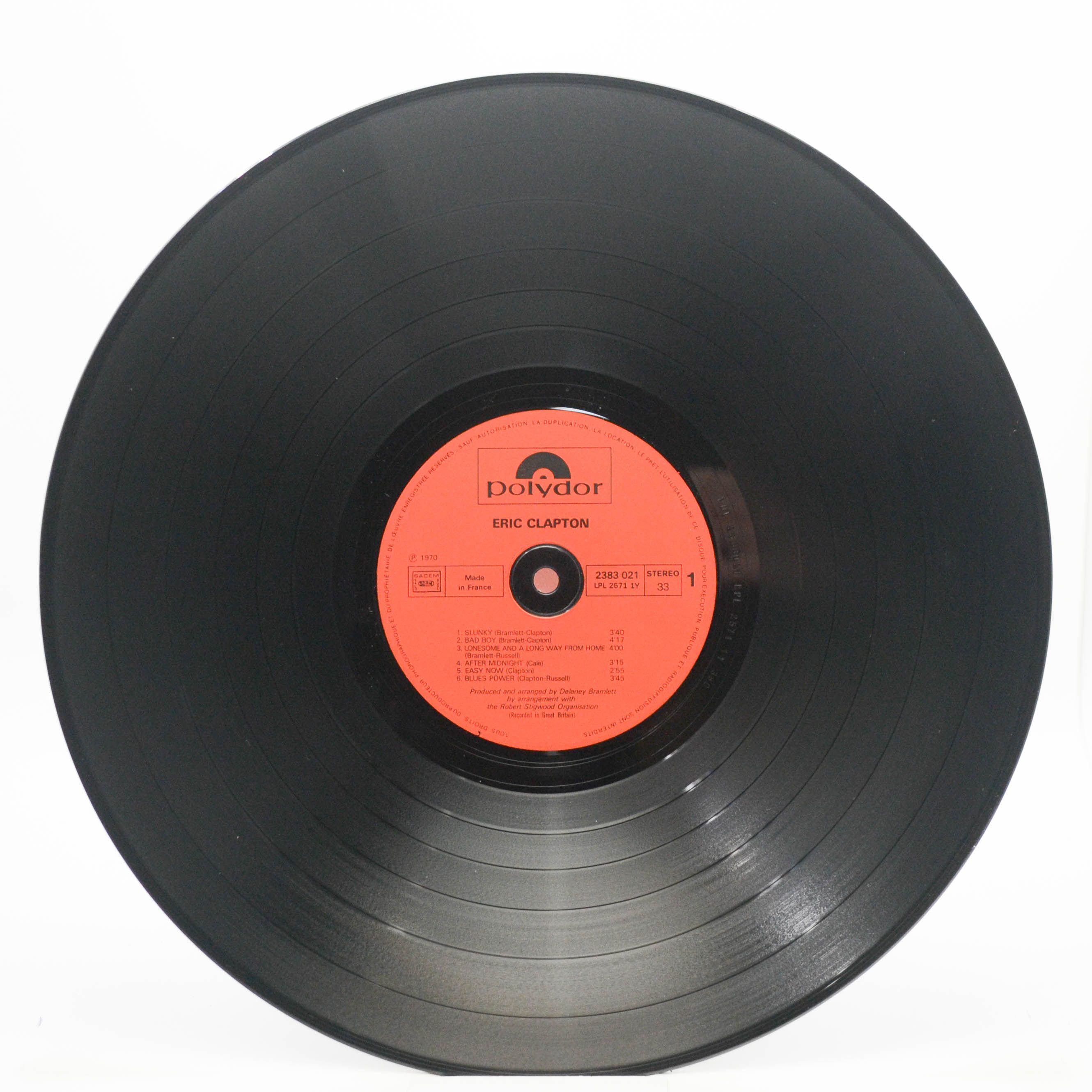 Eric Clapton — Eric Clapton, 1970