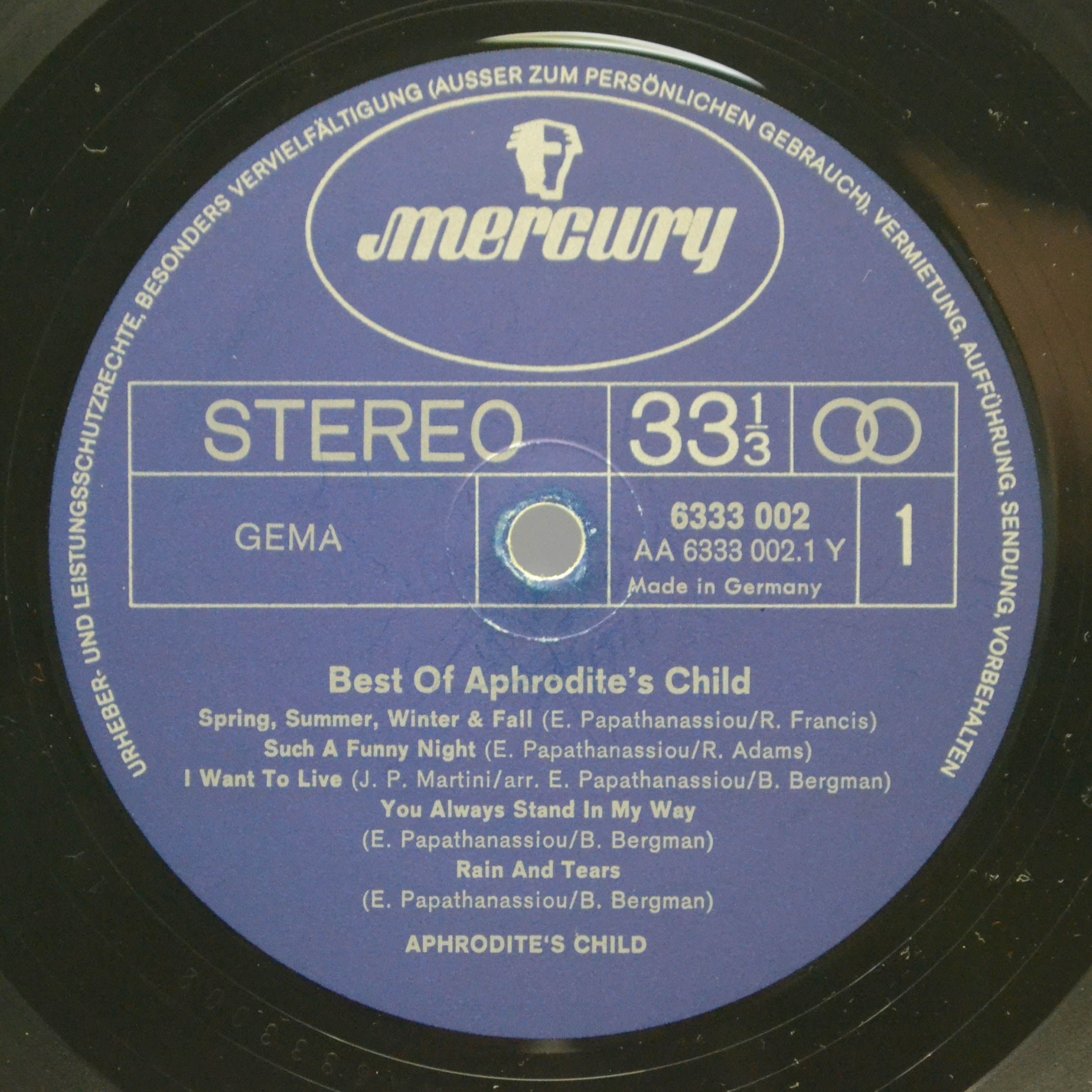 Aphrodite's Child — Best Of Aphrodite's Child, 1971