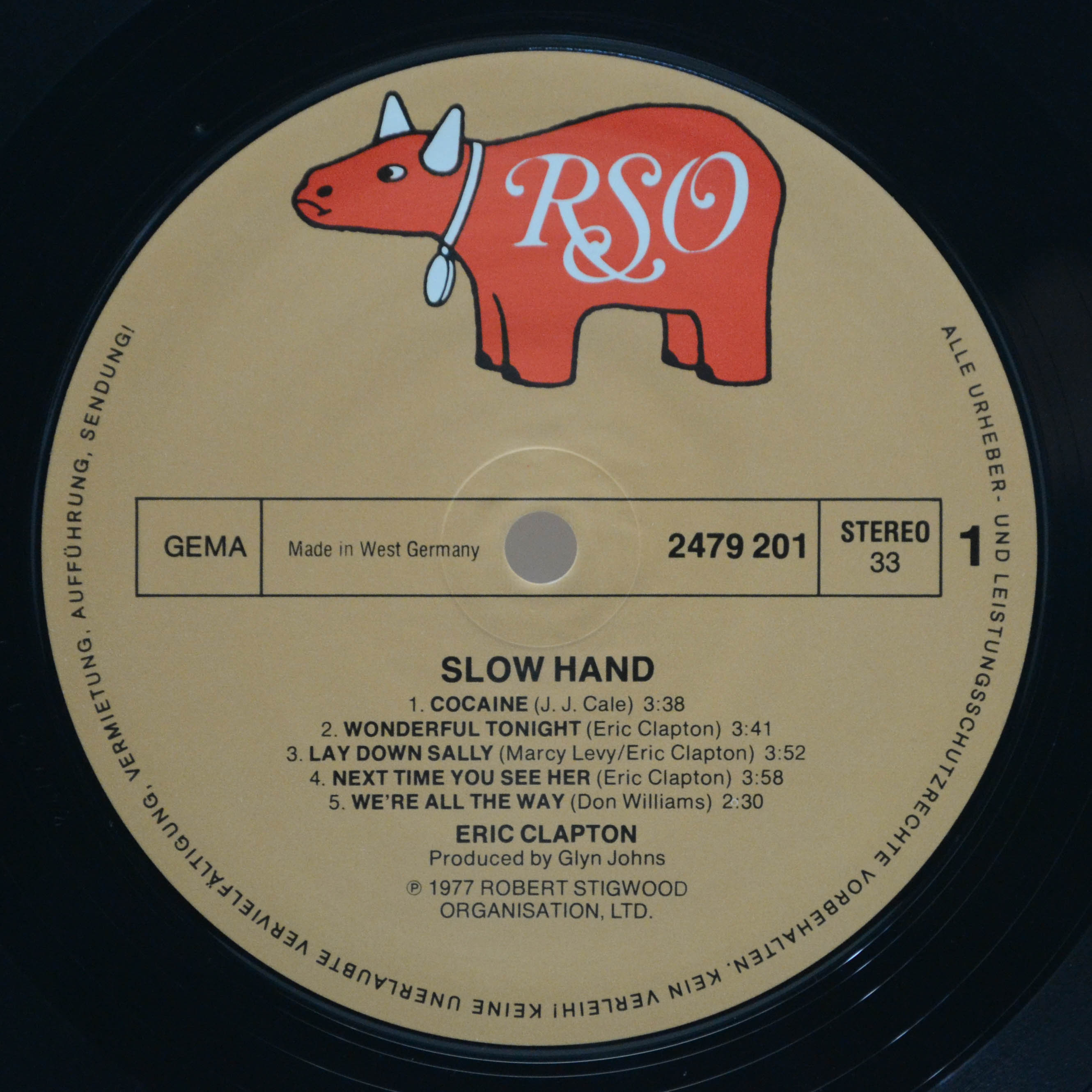 Eric Clapton — Slowhand, 1977