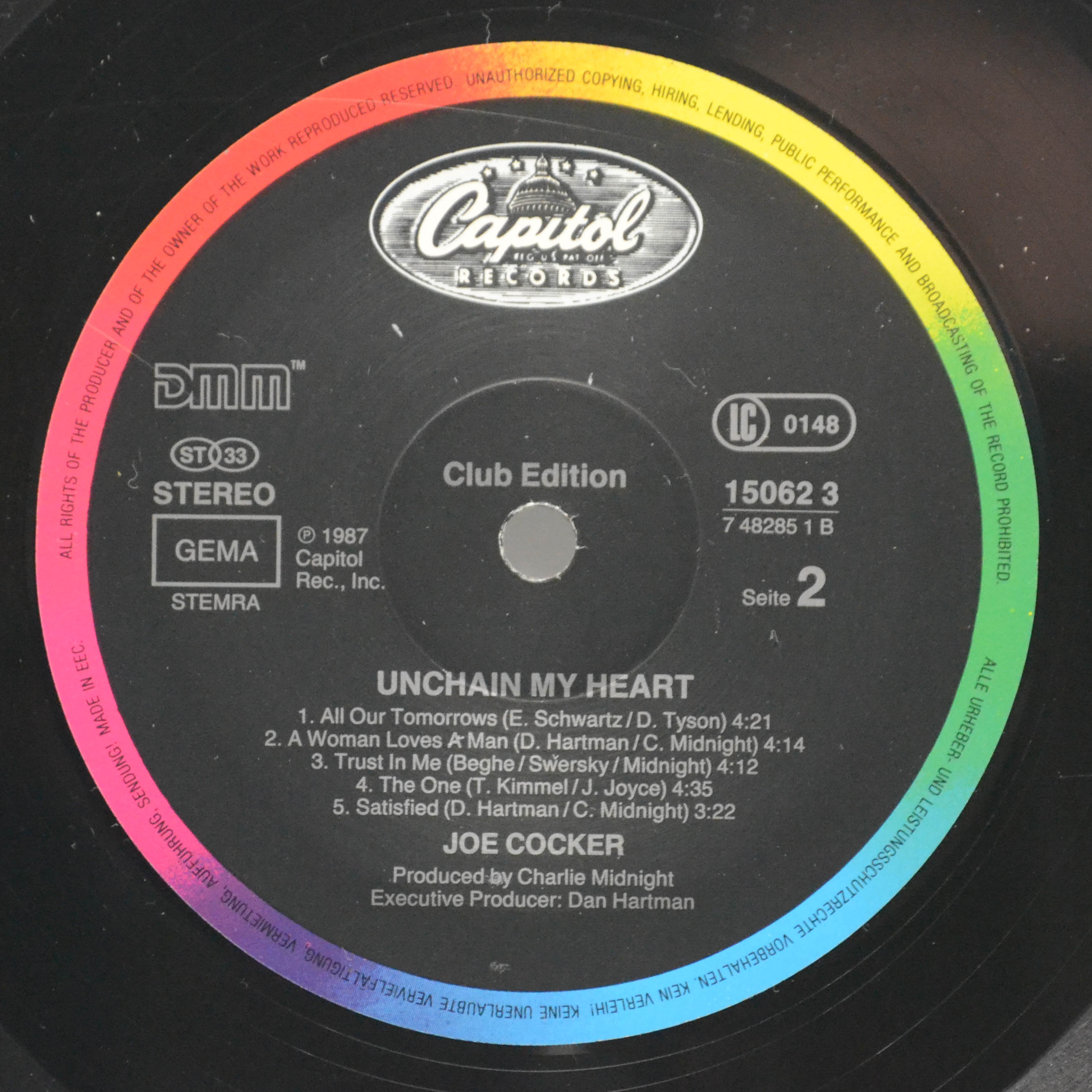 Joe Cocker — Unchain My Heart, 1987