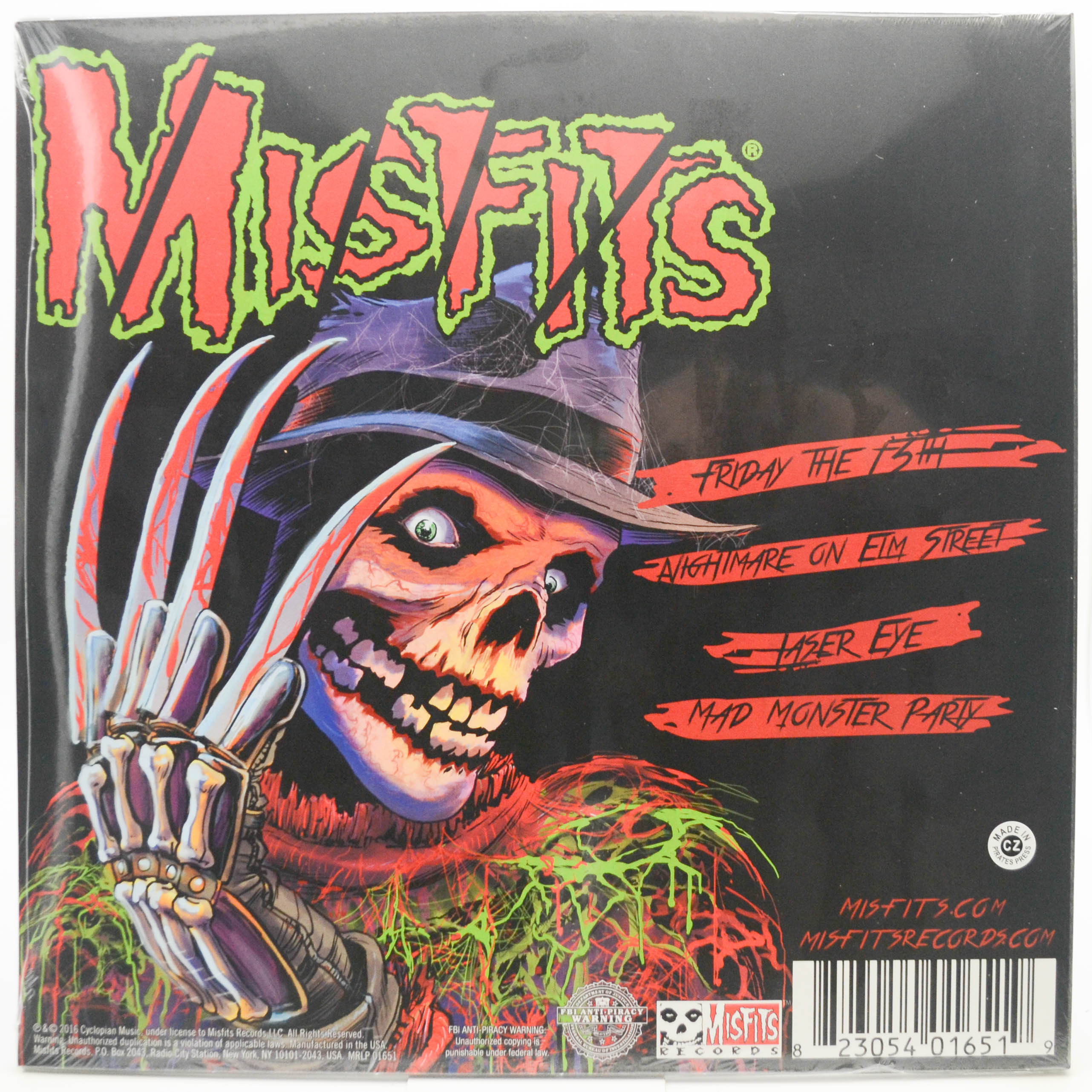 Виниловая пластинка Misfits — Friday The 13th (USA), 2016