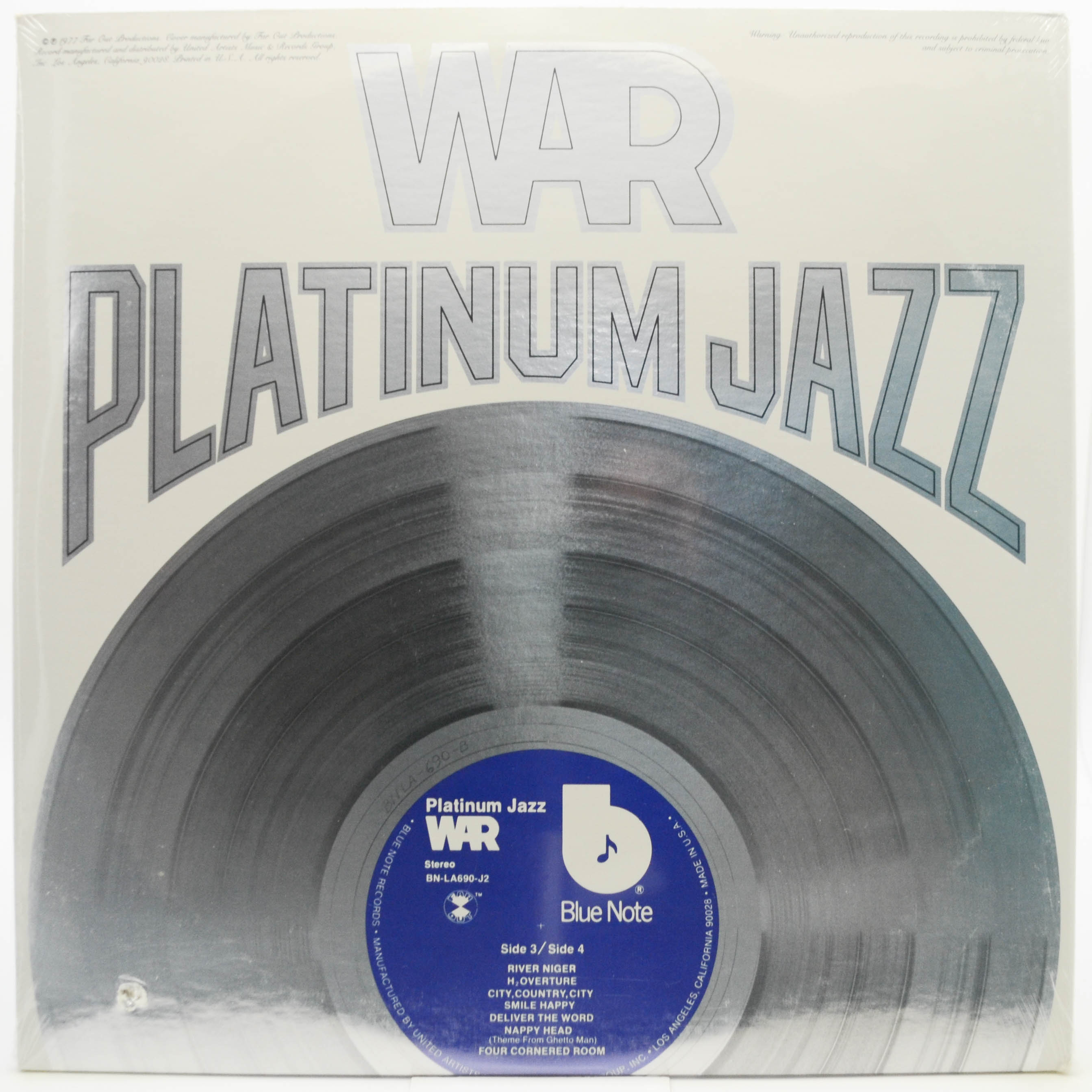 War — Platinum Jazz (2LP, 1-st, USA), 1977