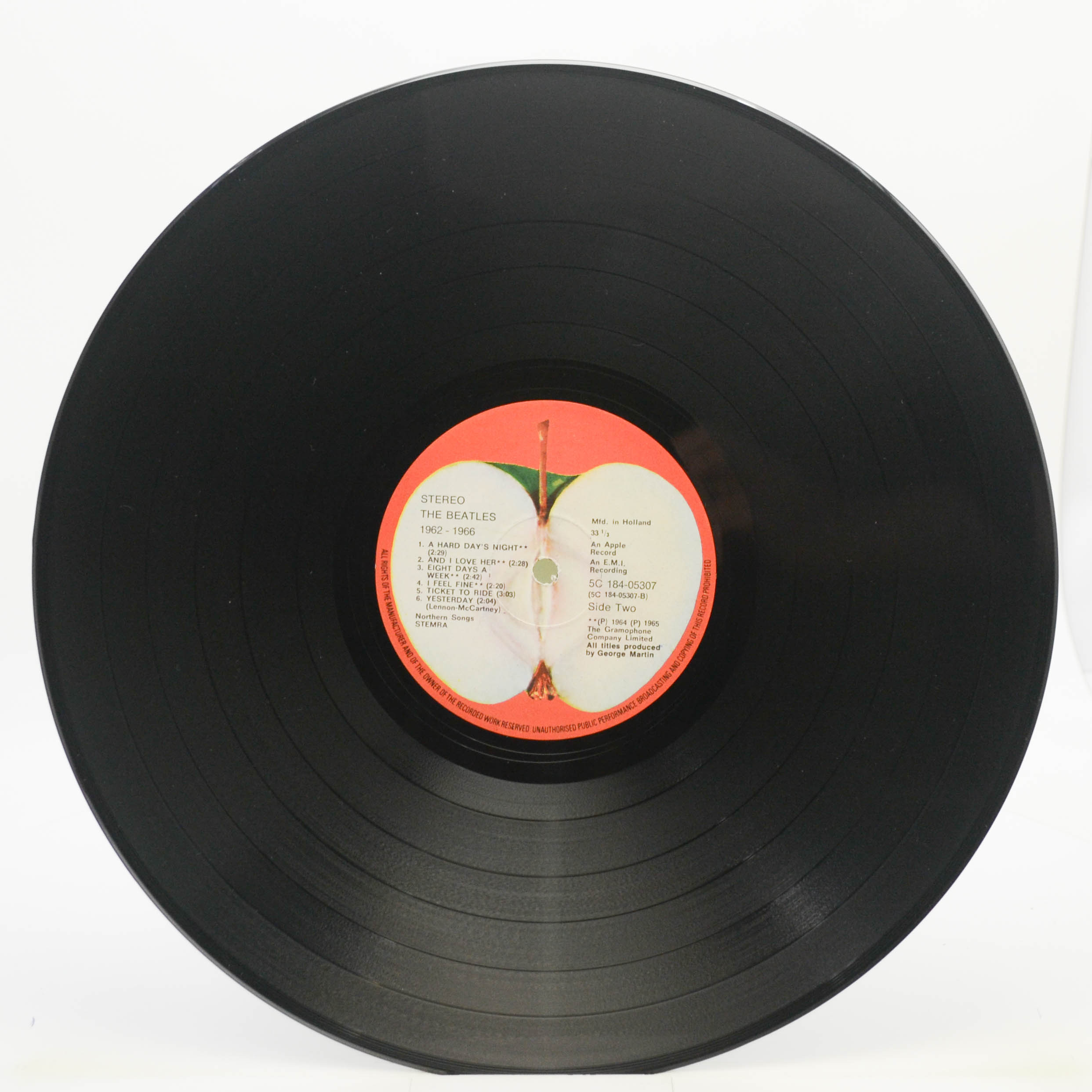 Виниловая пластинка The Beatles — 1962 - 1966 (2LP), 1973