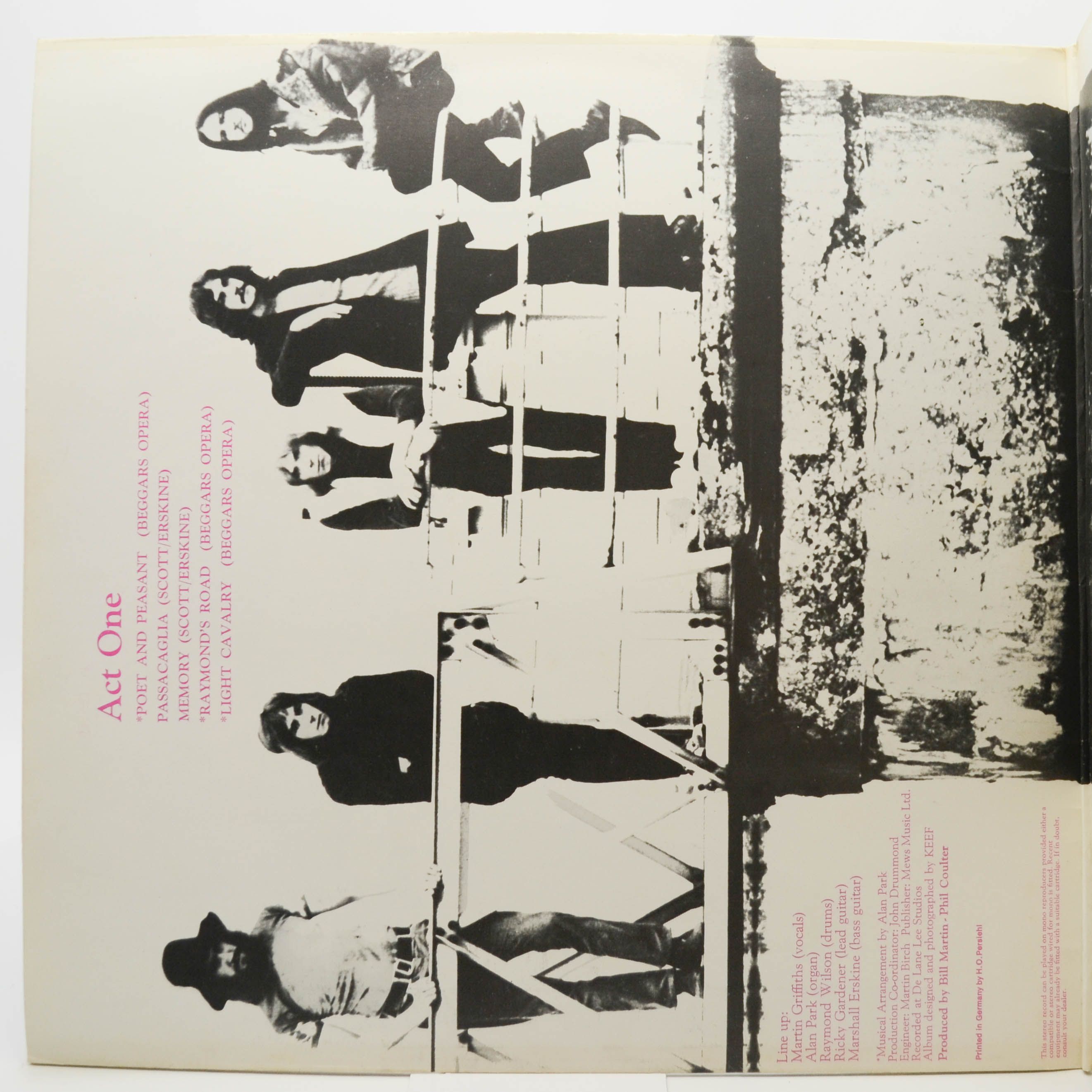 Beggar's Opera — Act One (Vertigo Swirl), 1970