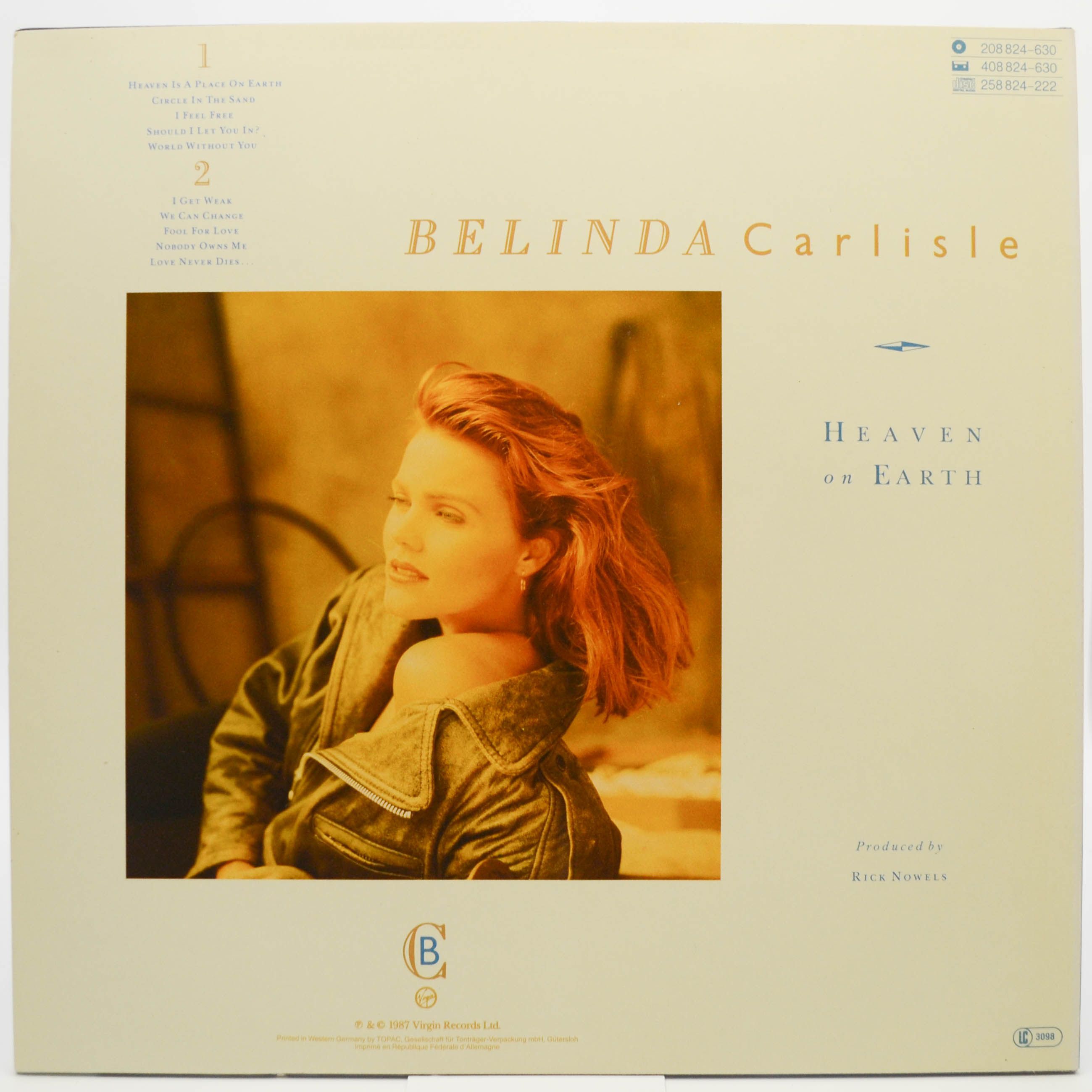 Belinda Carlisle — Heaven On Earth, 1987