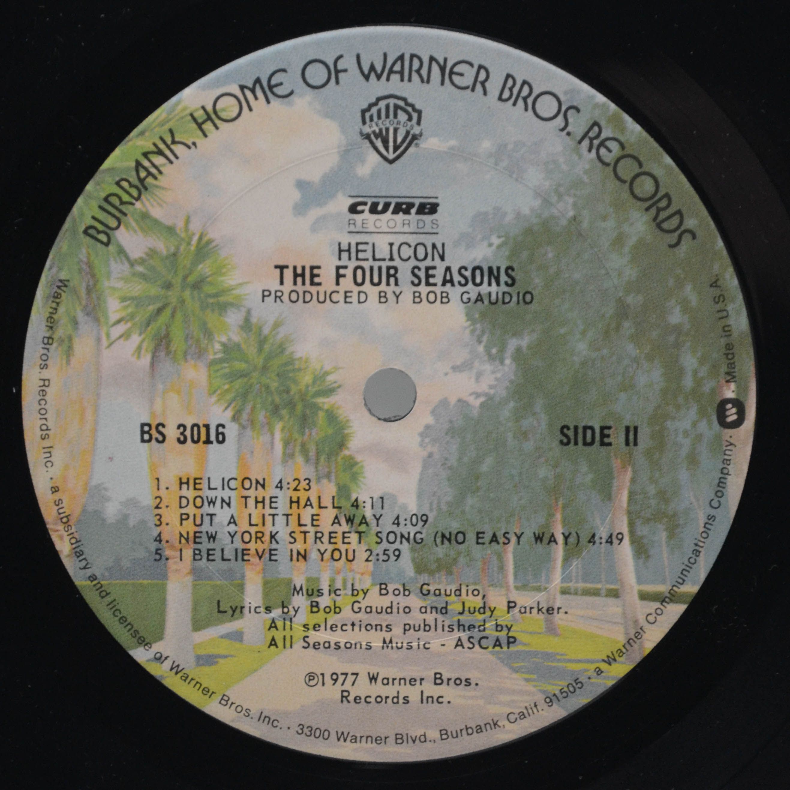 Виниловая пластинка Four Seasons — Helicon (1-st, USA), 1977