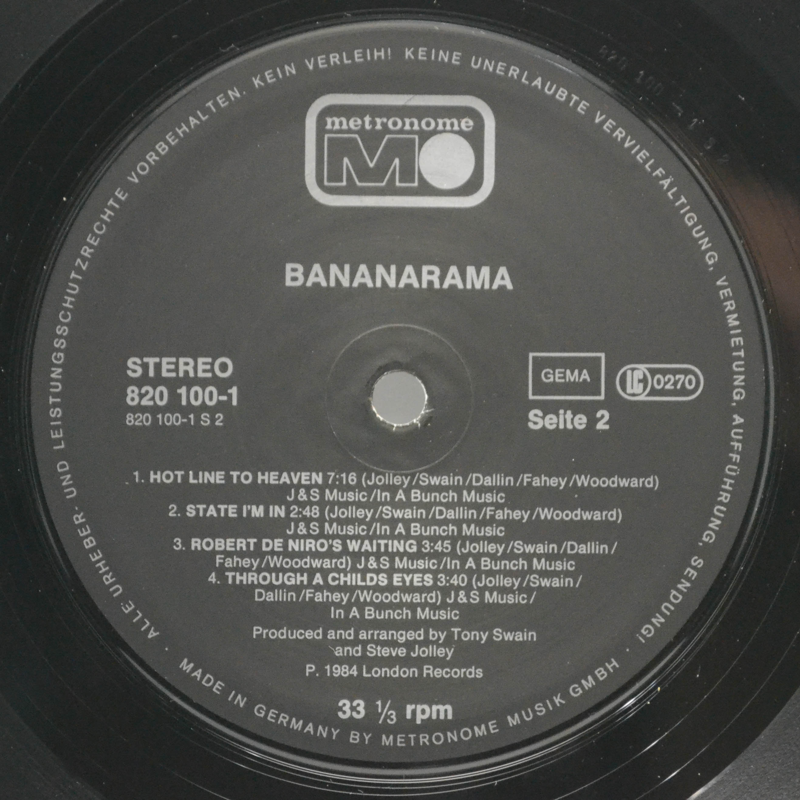 Bananarama — Bananarama (poster), 1984