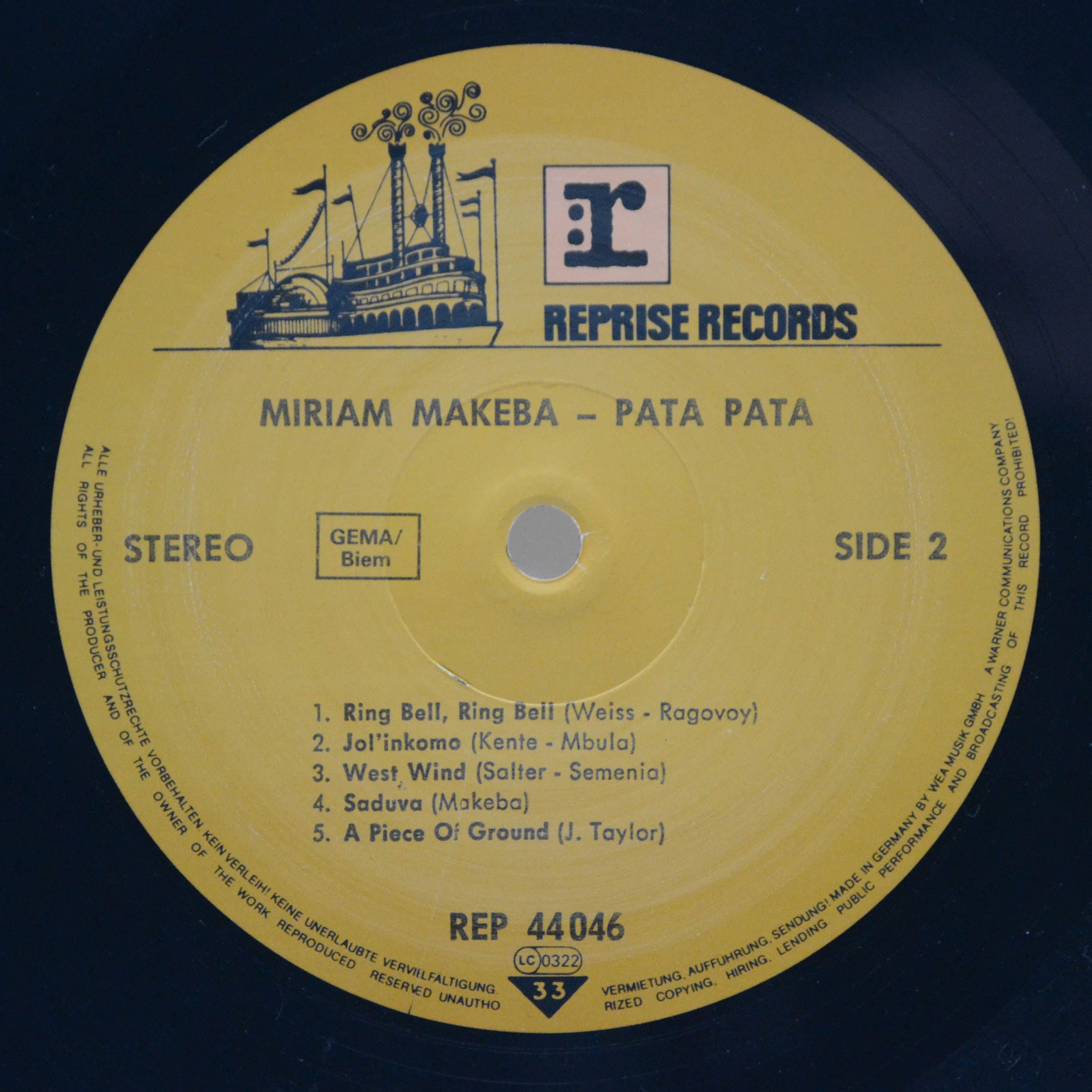 Miriam Makeba — Pata Pata, 1967