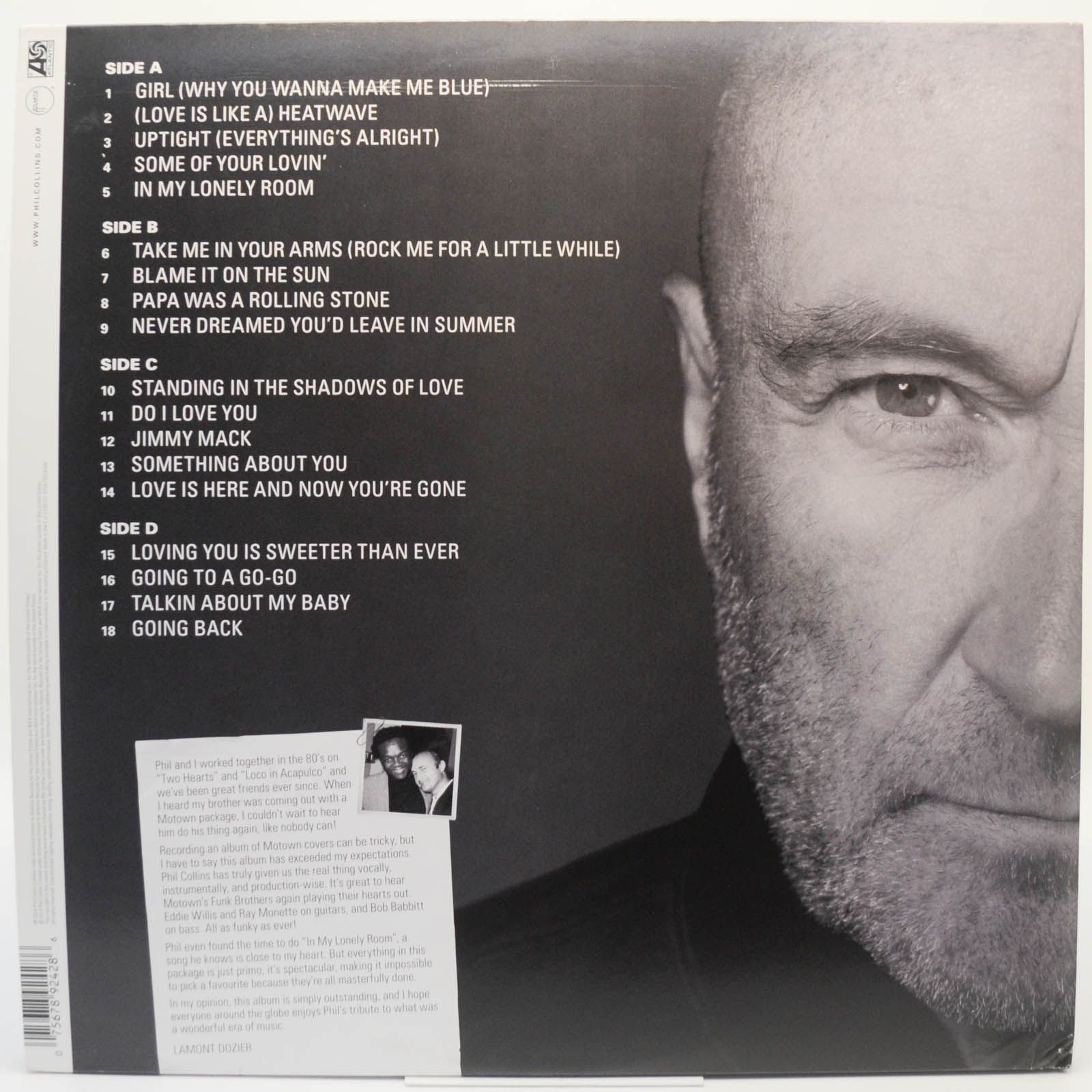 Phil Collins — Going Back (2LP), 2010
