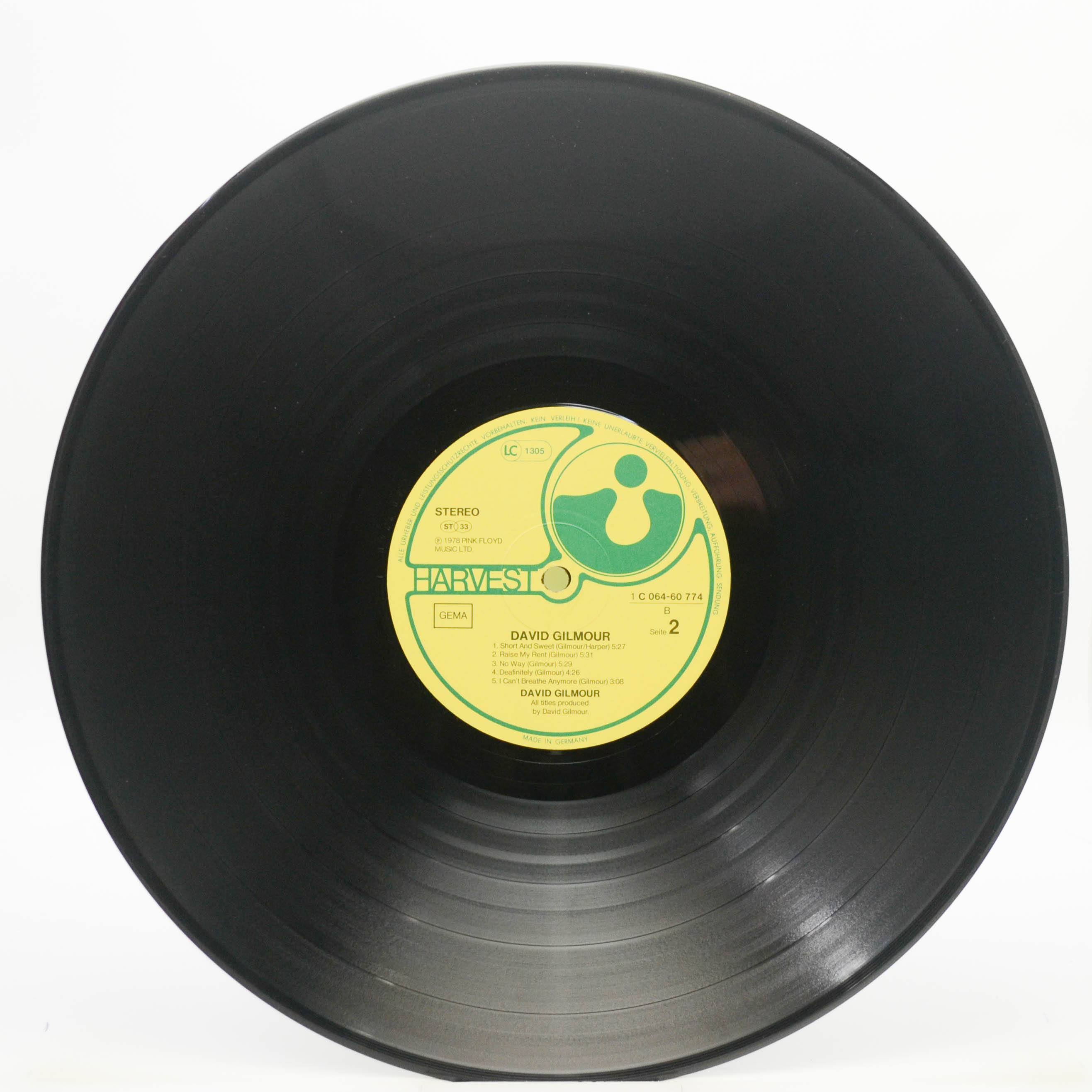 David Gilmour — David Gilmour, 1978