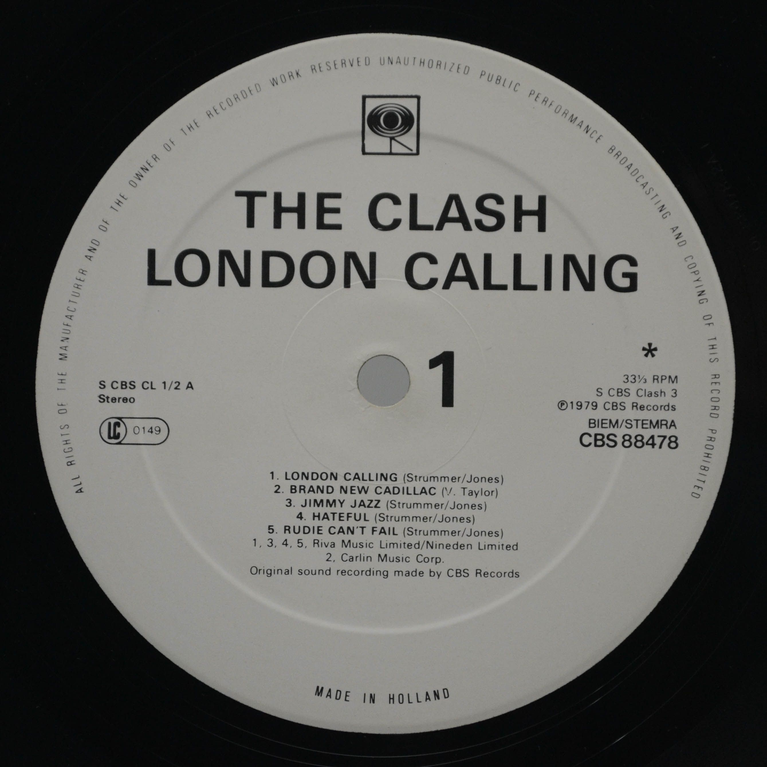 Clash — London Calling (2LP), 1979