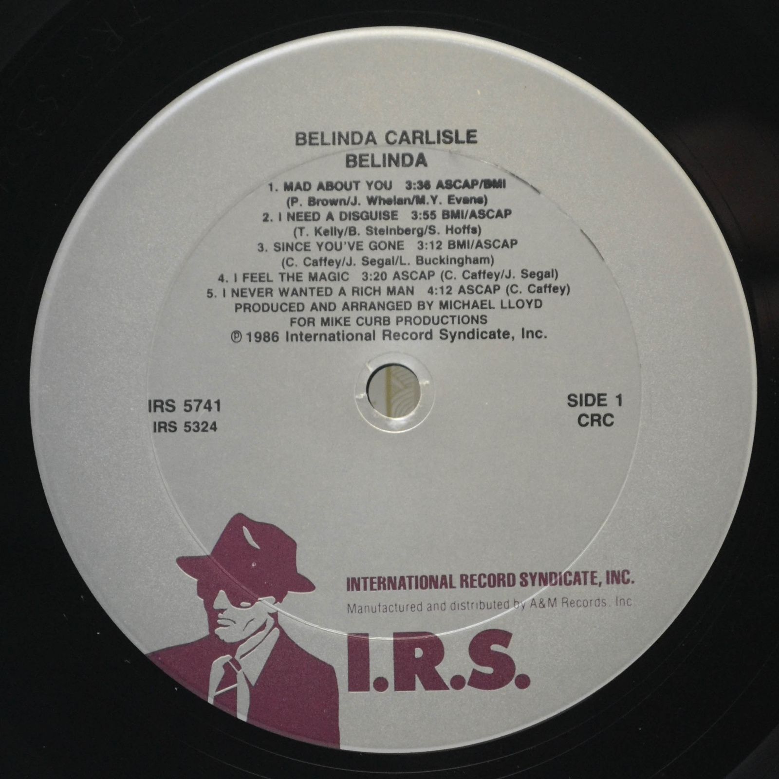 Belinda Carlisle — Belinda (USA), 1986